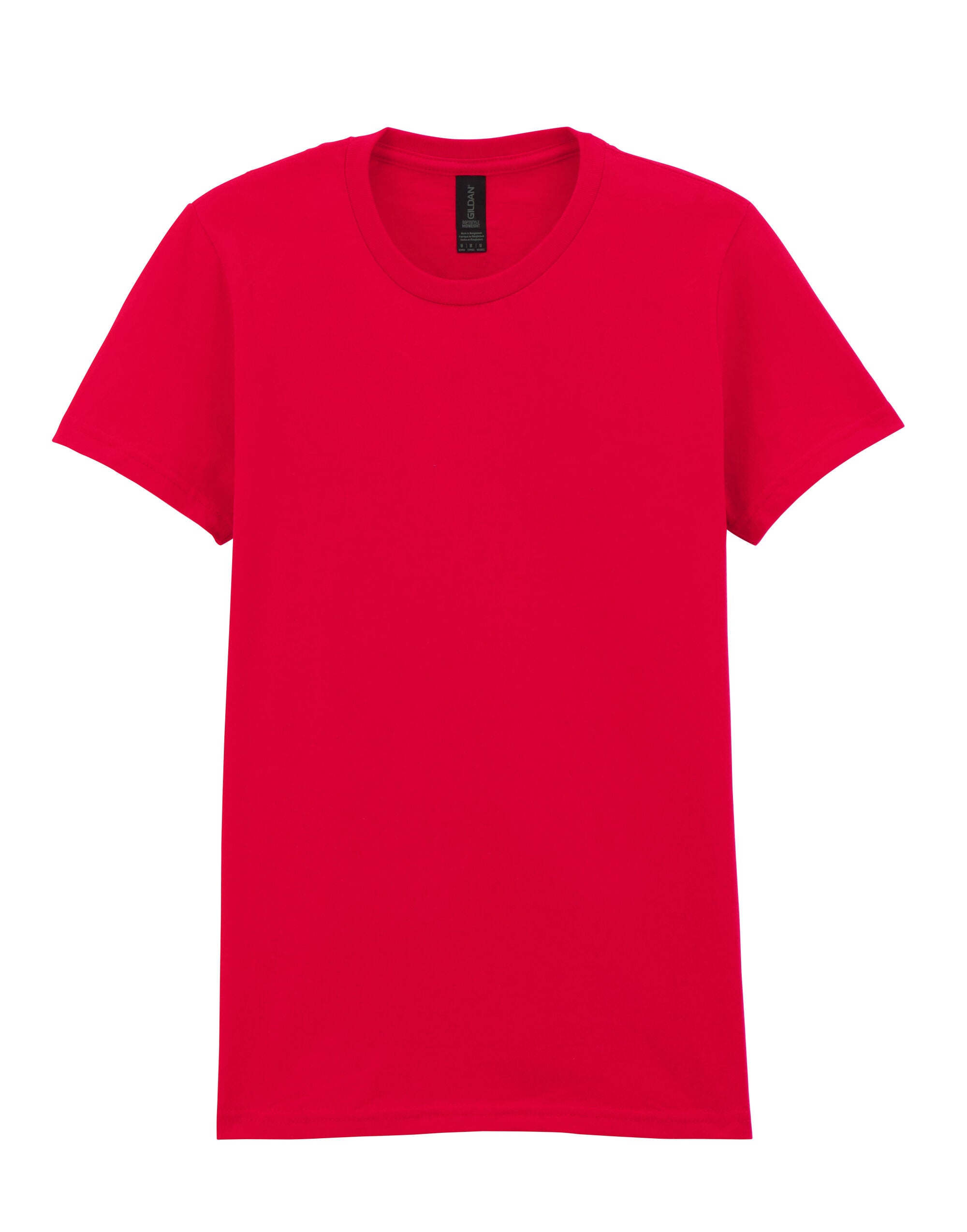 Gildan Softstyle Women’s Midweight T-Shirt 65000L - Red - Customisable Shirts
