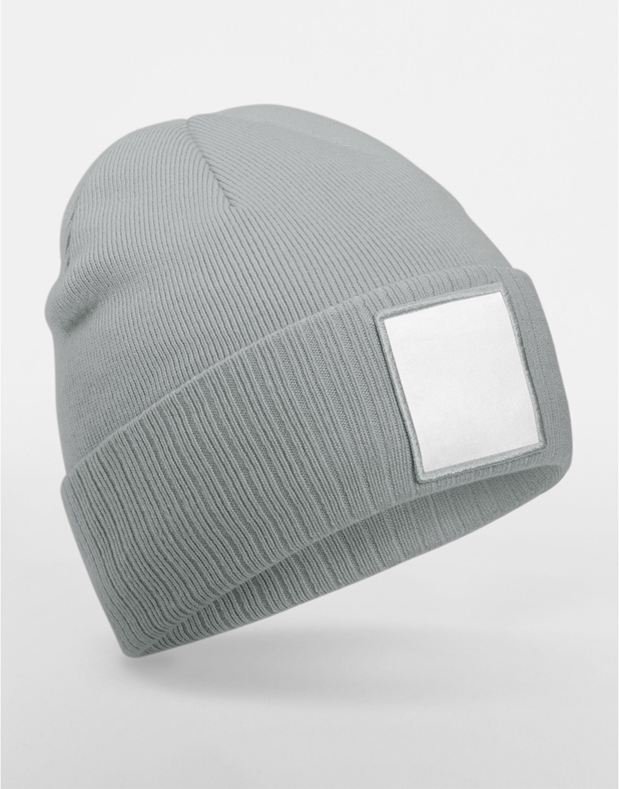 Beechfield Appliqué Patch Beanie B337R - - Customisable Beanies