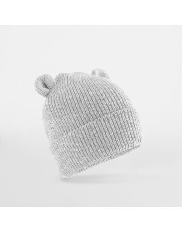Organic Baby Bear Beanie - B340A - - Customisable Caps & Hats Etc