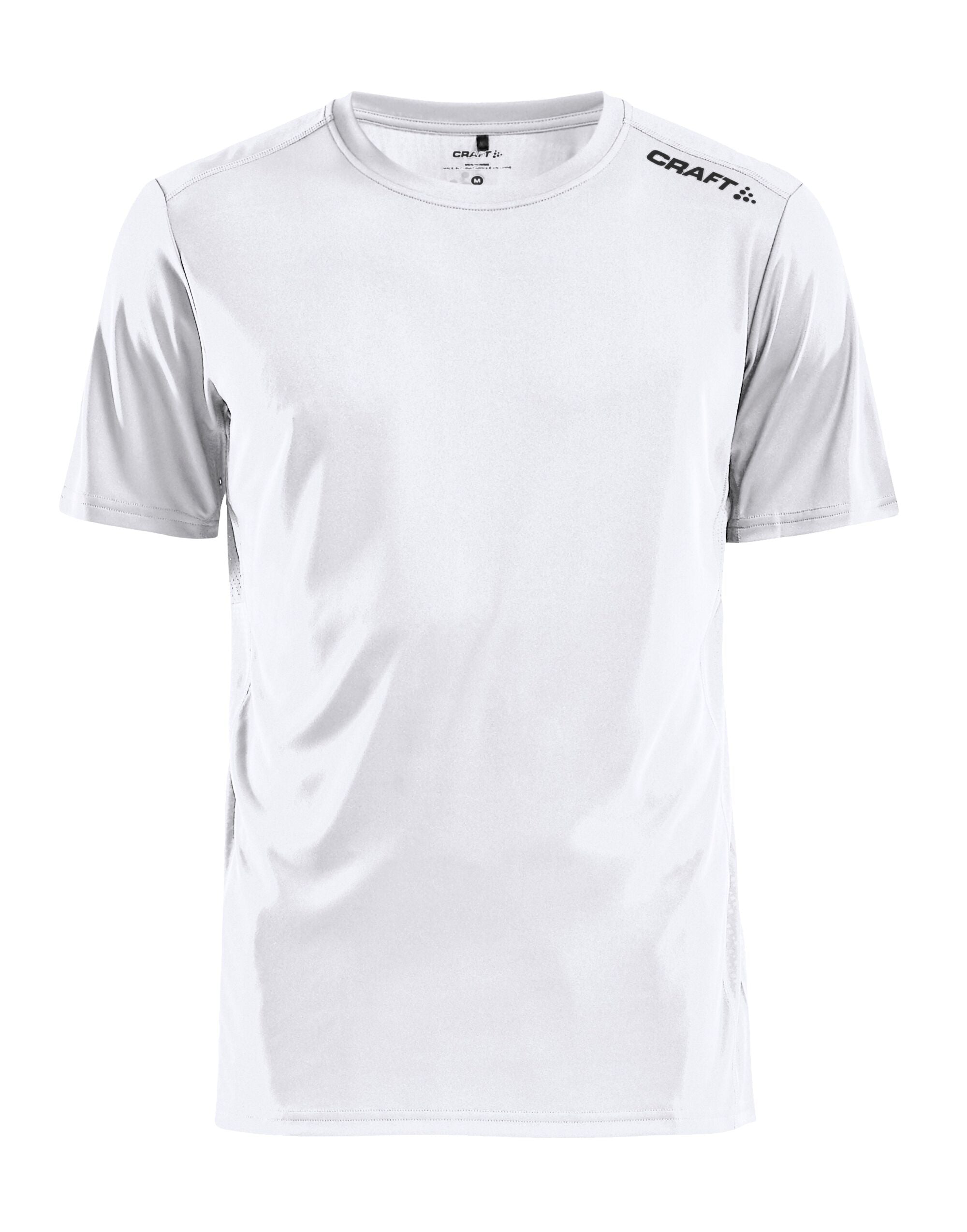 Craft Mens Rush SS Tee CR1907361 - White - Customisable T-Shirt