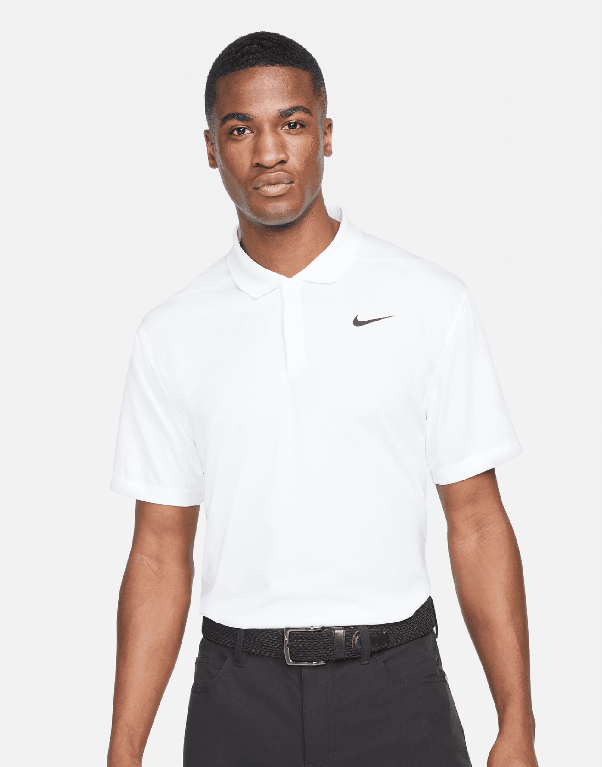 Nike Dri FIT Victory Solid Polo LC DH0822 - White - Customisable Polo Shirts