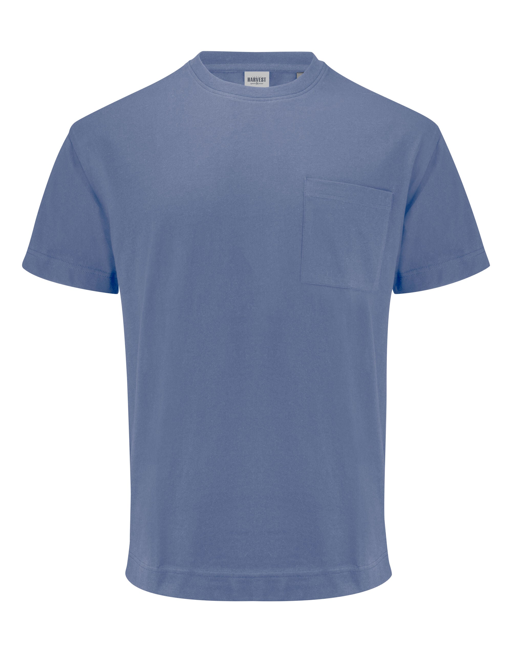 James Harvest Devons Relaxed Fit T Shirt HAR2134019 - Summer Blue - Customisable T-Shirt