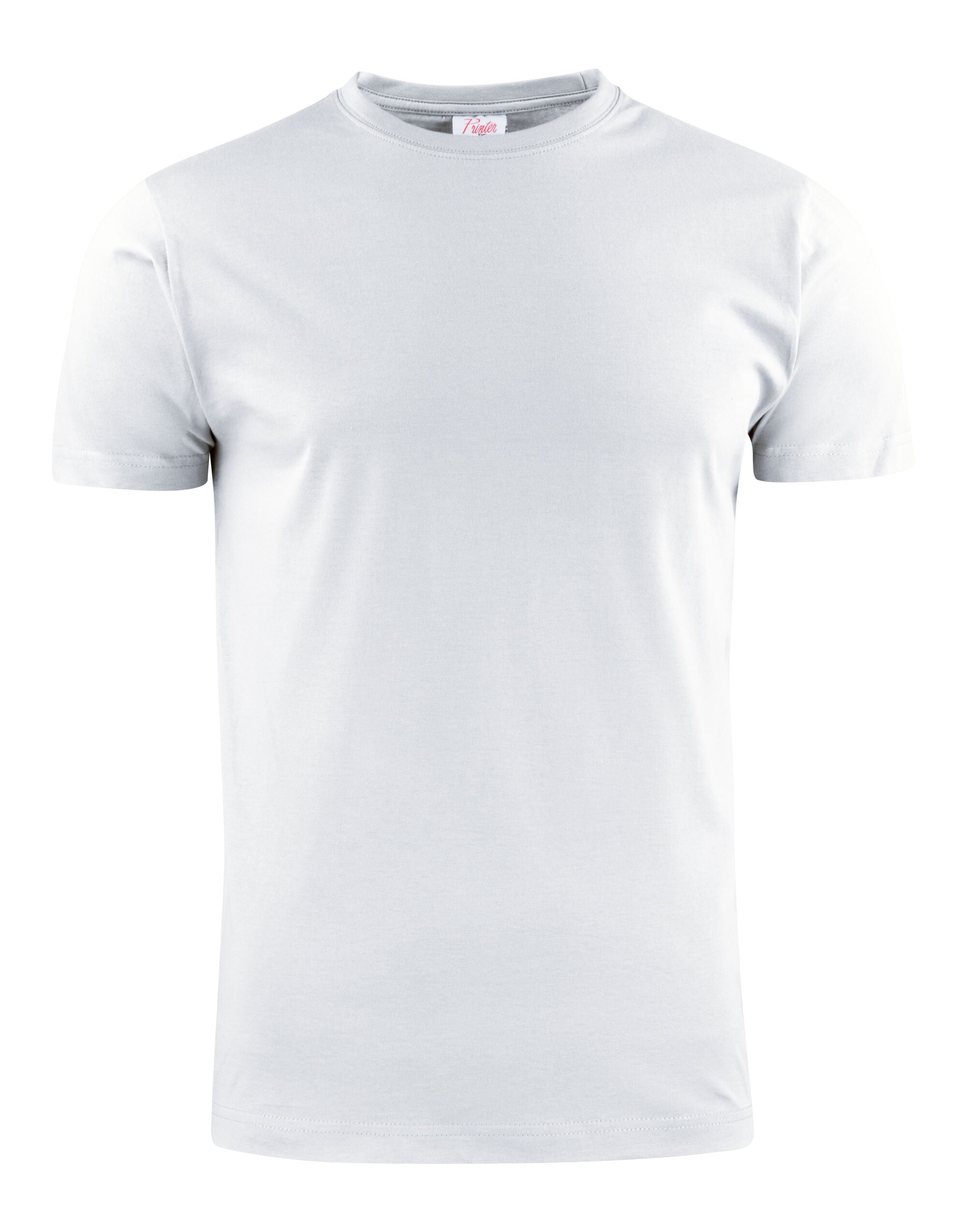 Printer Mens Heavy T Shirt PE2264020 - White - Customisable T-Shirt