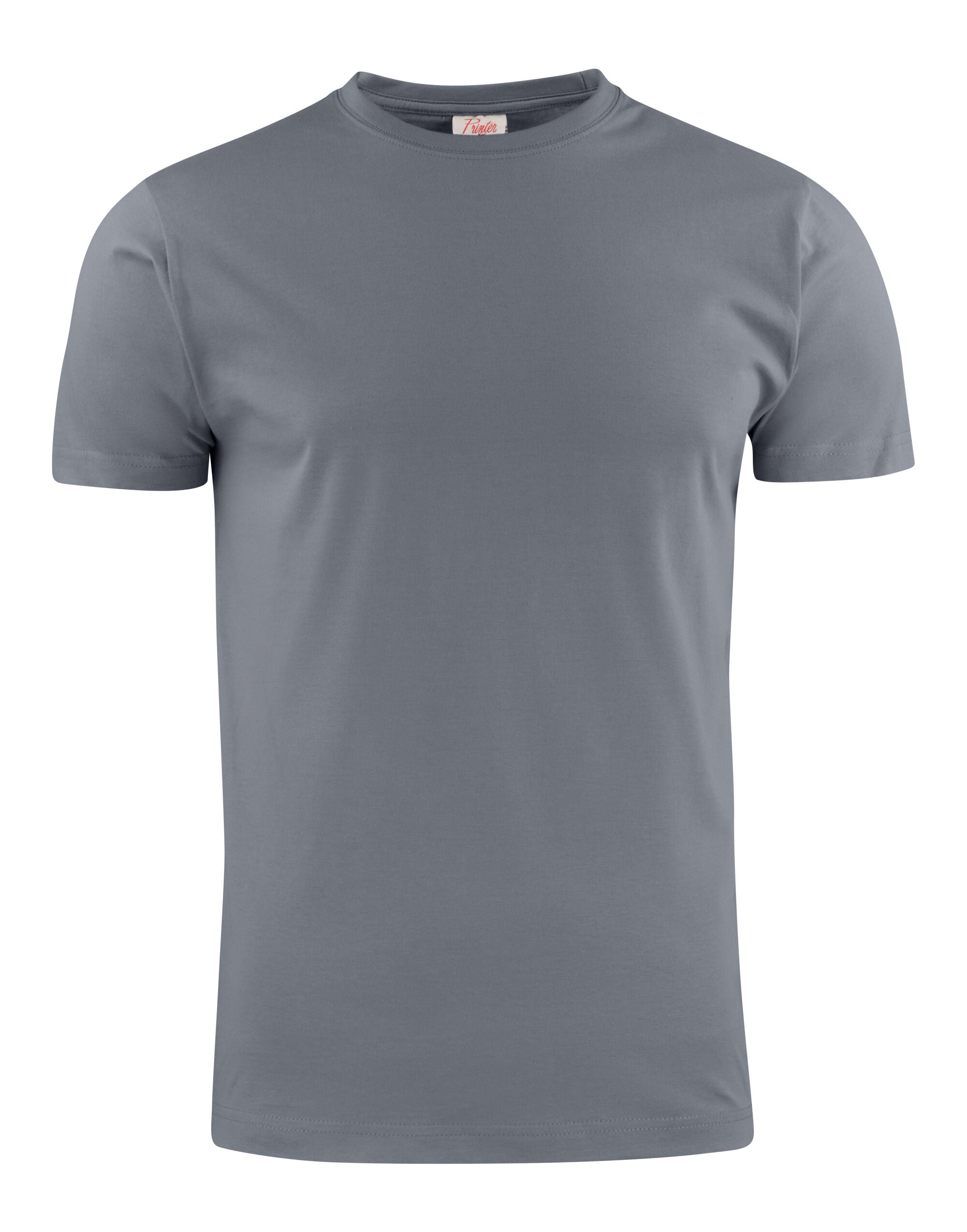 Printer Mens Light T Shirt RSX PE2264027 - Steel Grey - Customisable T-Shirt