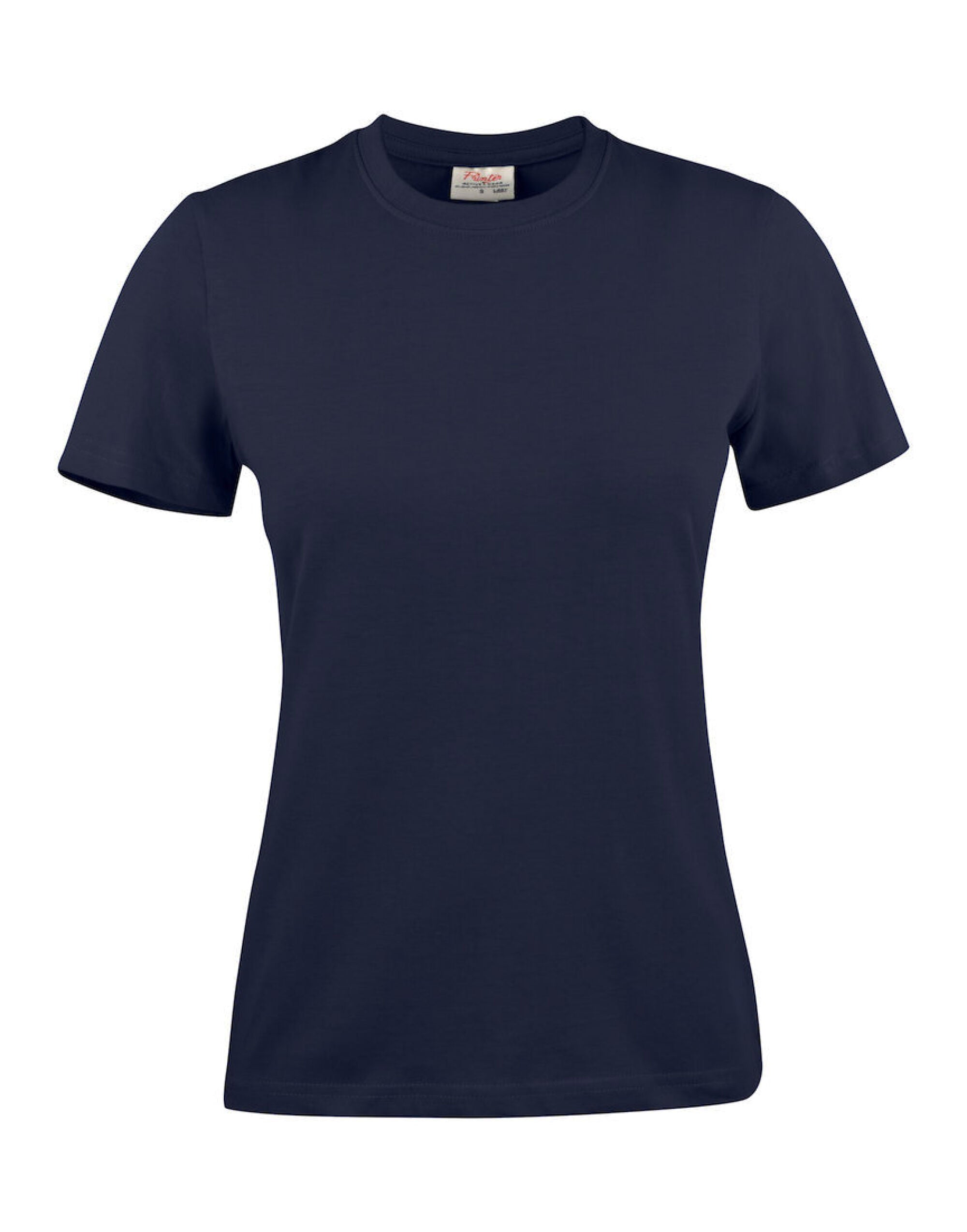Printer EShort Sleeveentials Ladies Heavier Pro T PE2264033 - Dark Navy - Customisable T-Shirt