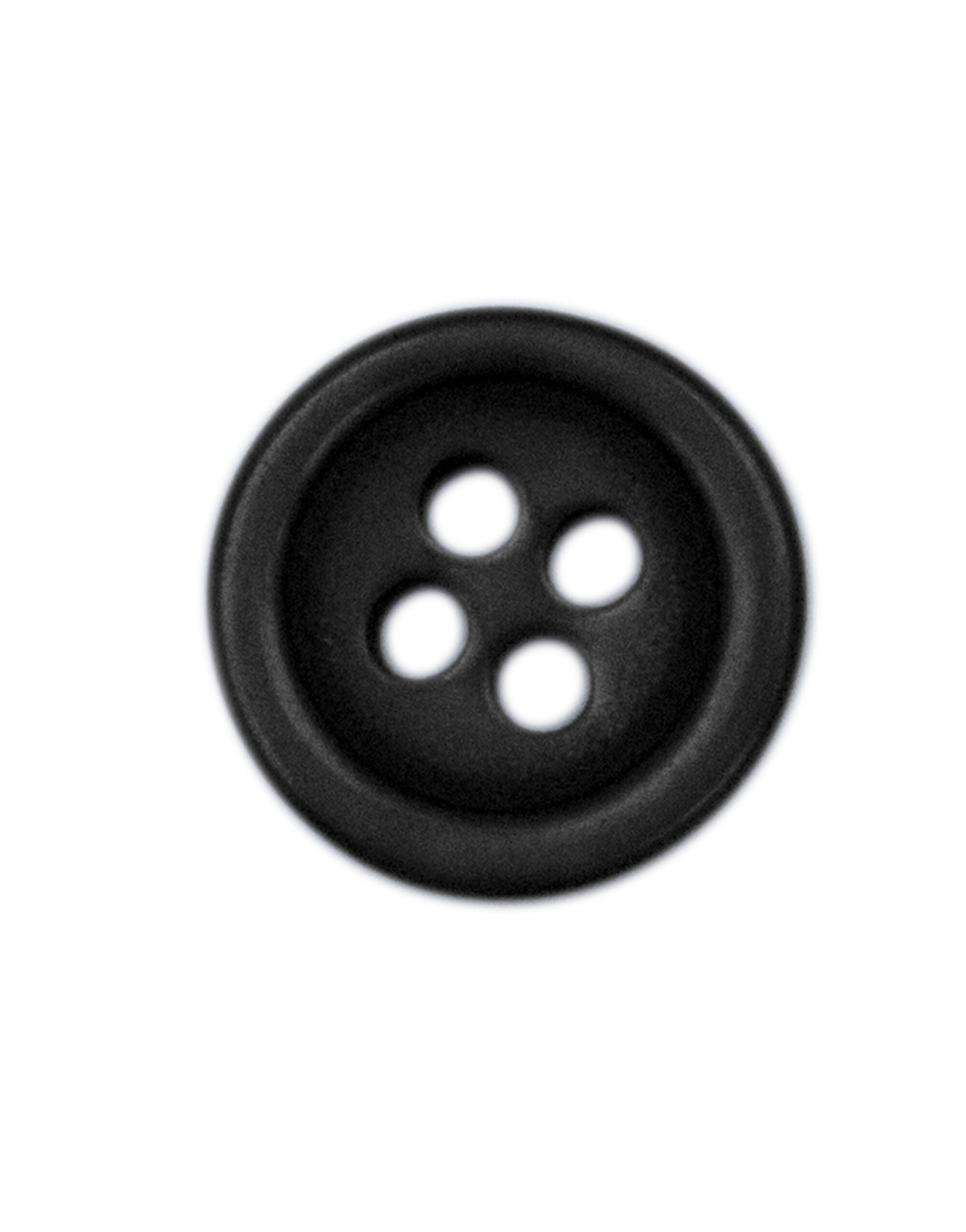 Printer Shirt Button Small 10 Pack PE2269002 - Black O S - Customisable Shirts