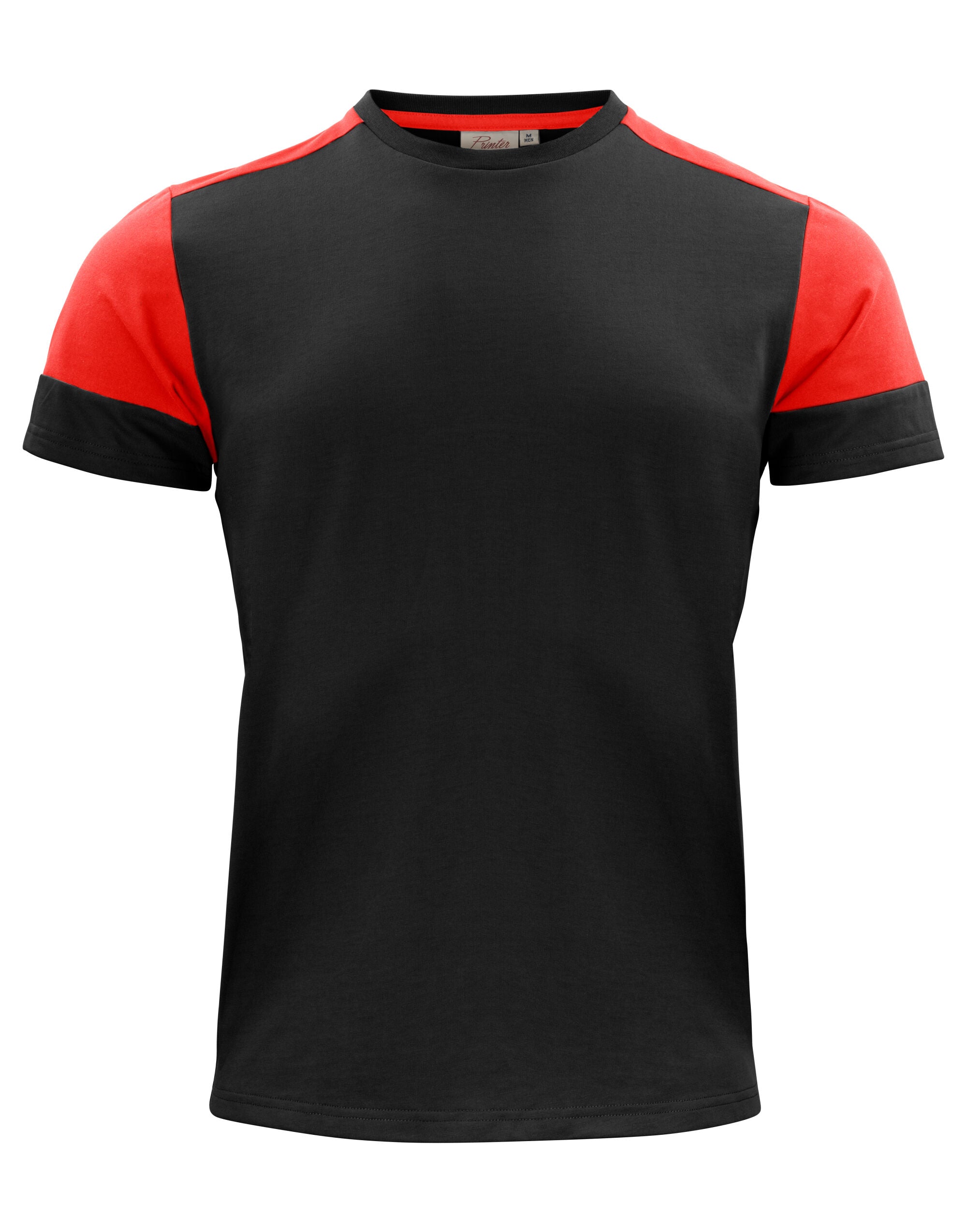 Printer Prime T Shirt PP2264030 - Black Red - Customisable T-Shirt