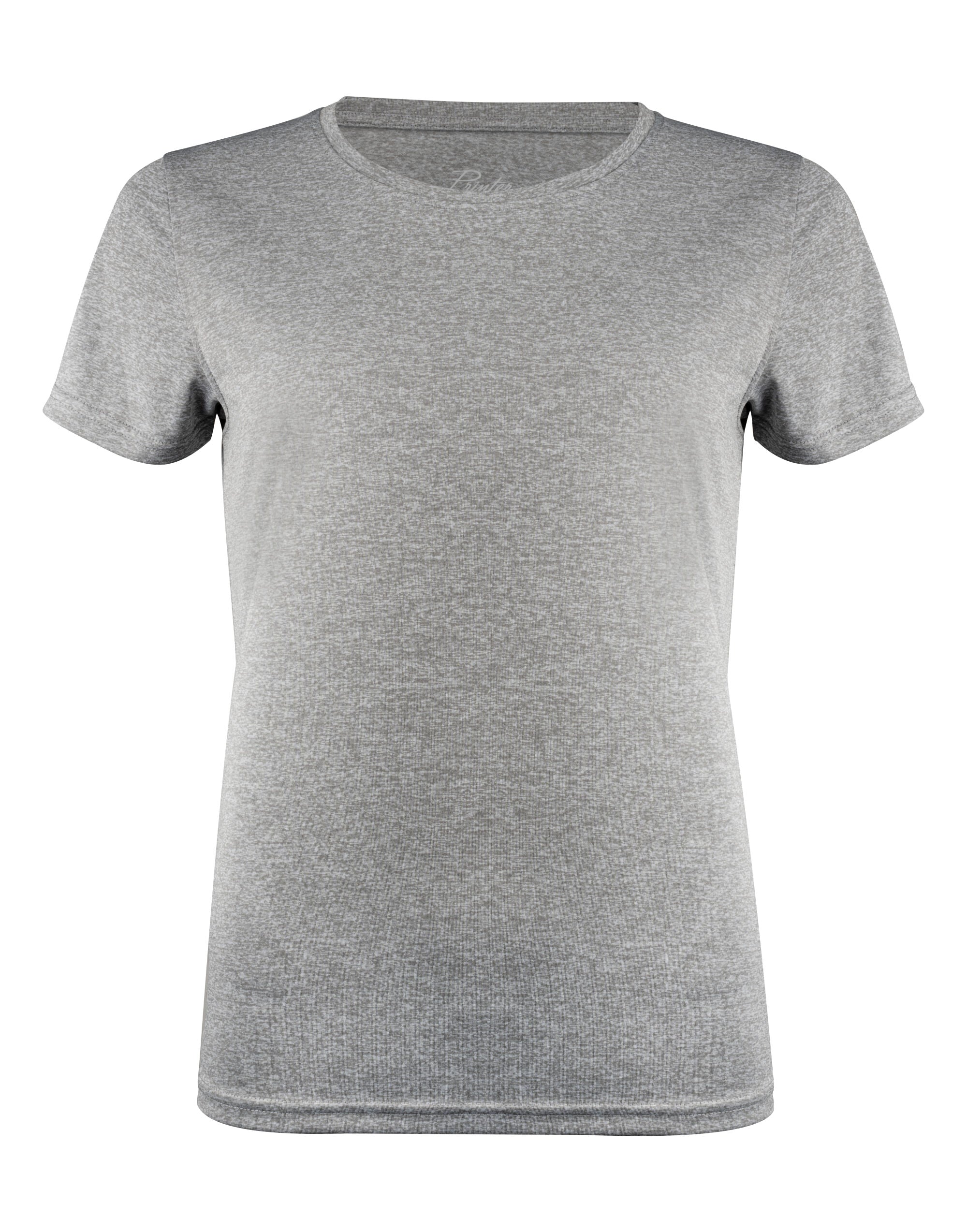 Printer Red Ladies Run T Shirt PR2264026 - Grey Melange - Customisable T-Shirt