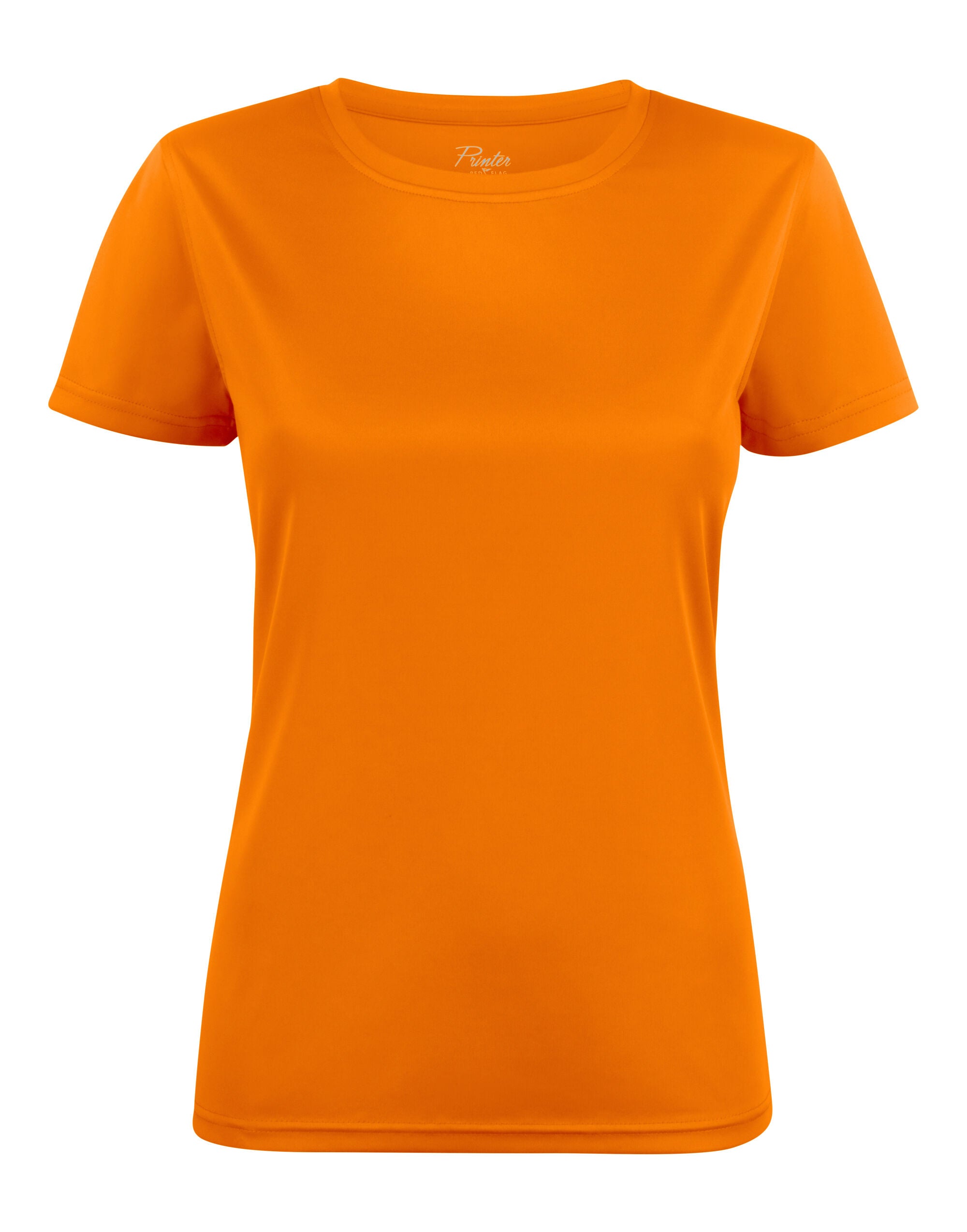 Printer Red Ladies Run T Shirt PR2264026 - Bright Orange - Customisable T-Shirt