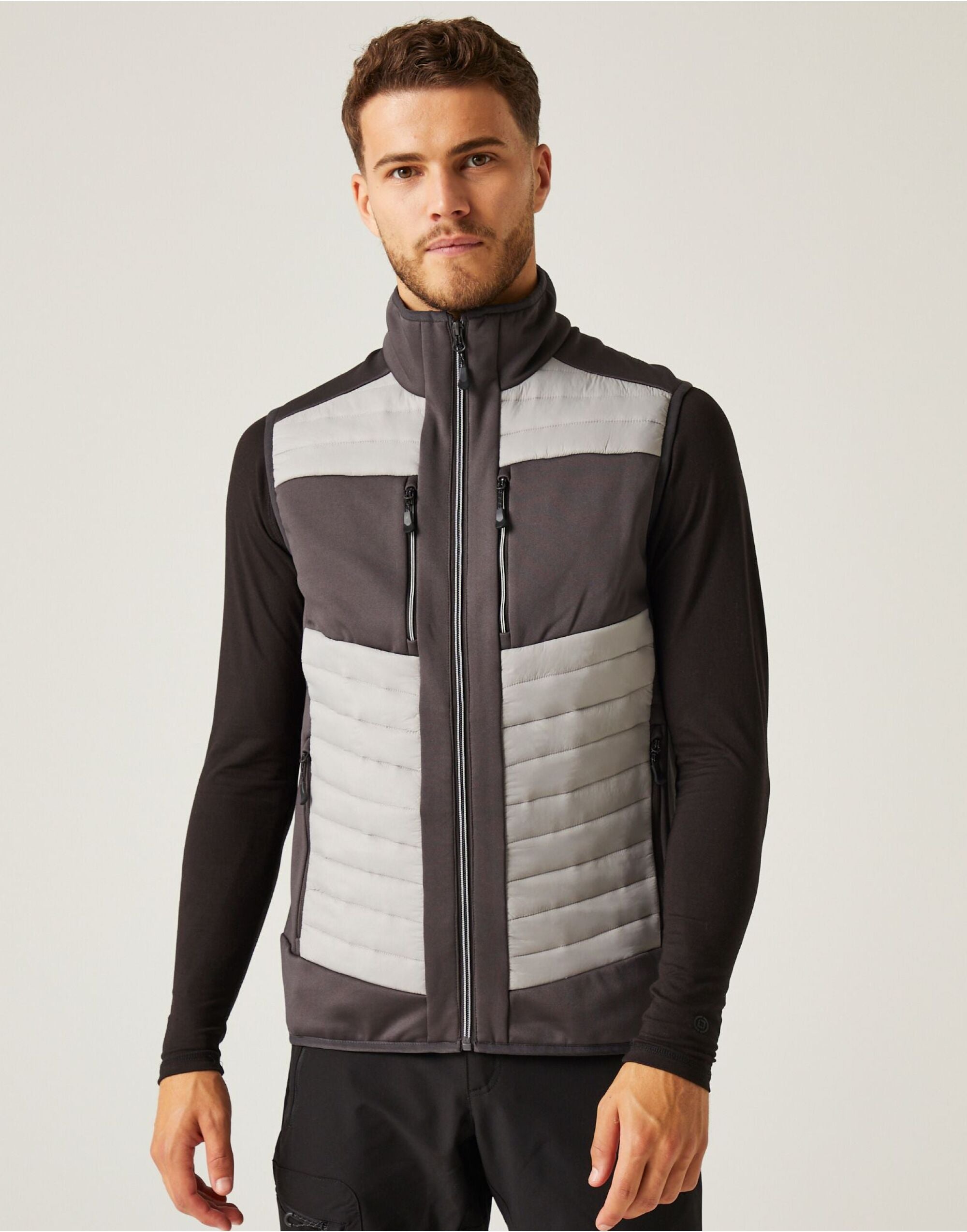 Regatta Professional Regatta E Volve Unisex Hybrid Bodywarmer TRA905 - Mineral Grey Ash - Customisable Bodywarmers