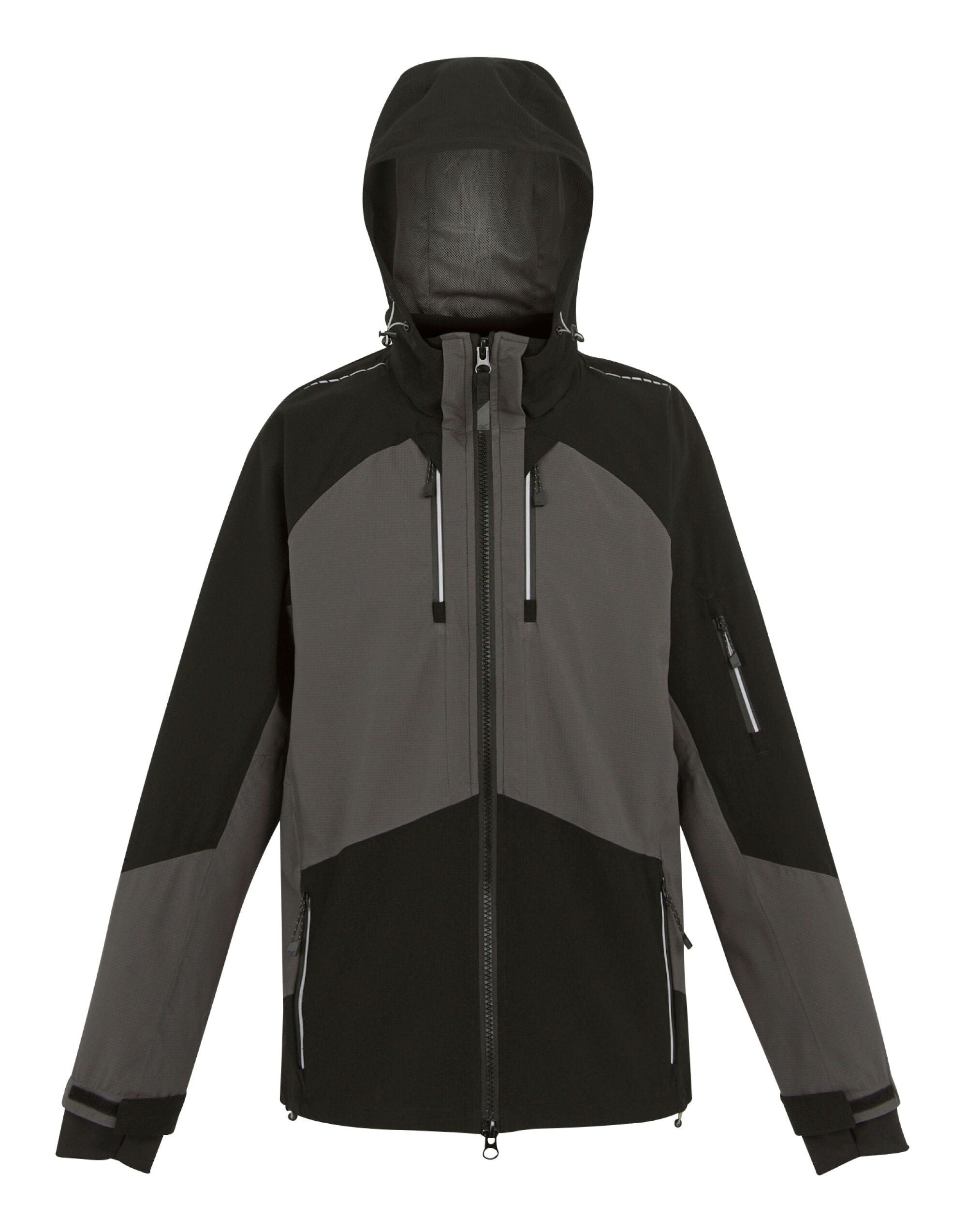 Regatta Professional Regatta 4TEX Stretch Waterproof Shell TRW535 - Slate Grey Black - Customisable Jacket