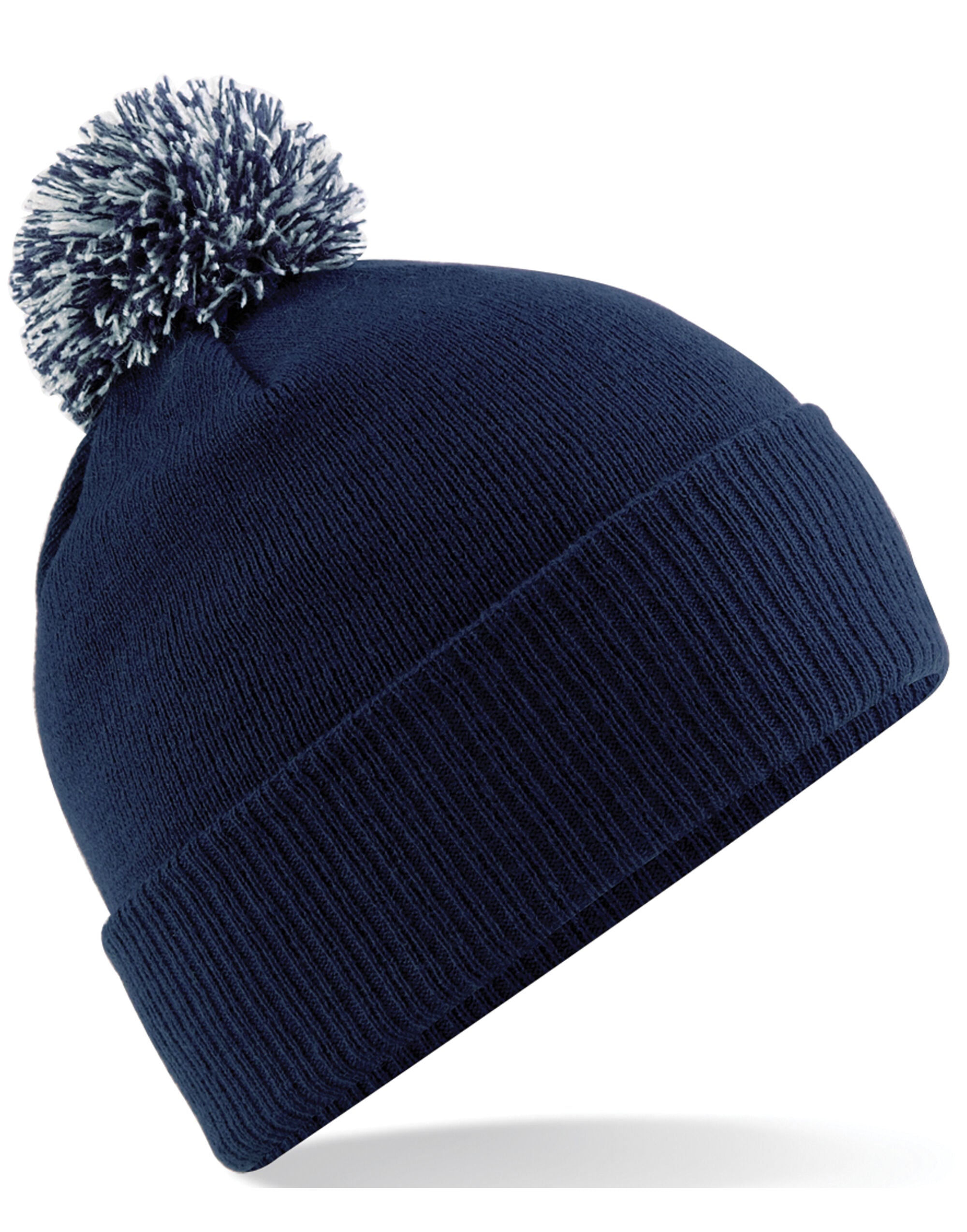 Beechfield Junior Snowstar® Beanie B450B - French Navy Light Grey O S - Customisable Beanies