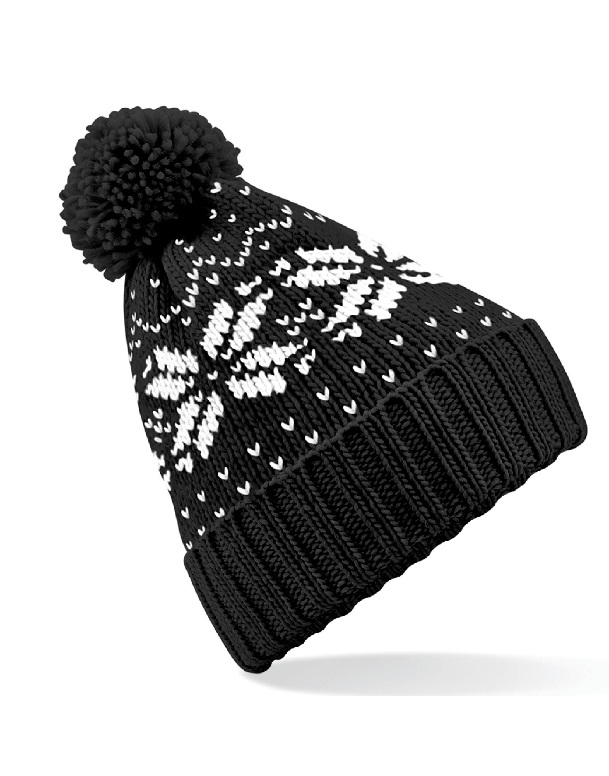 Beechfield Fair Isle Snowstar® Beanie B456 - - Customisable Beanies