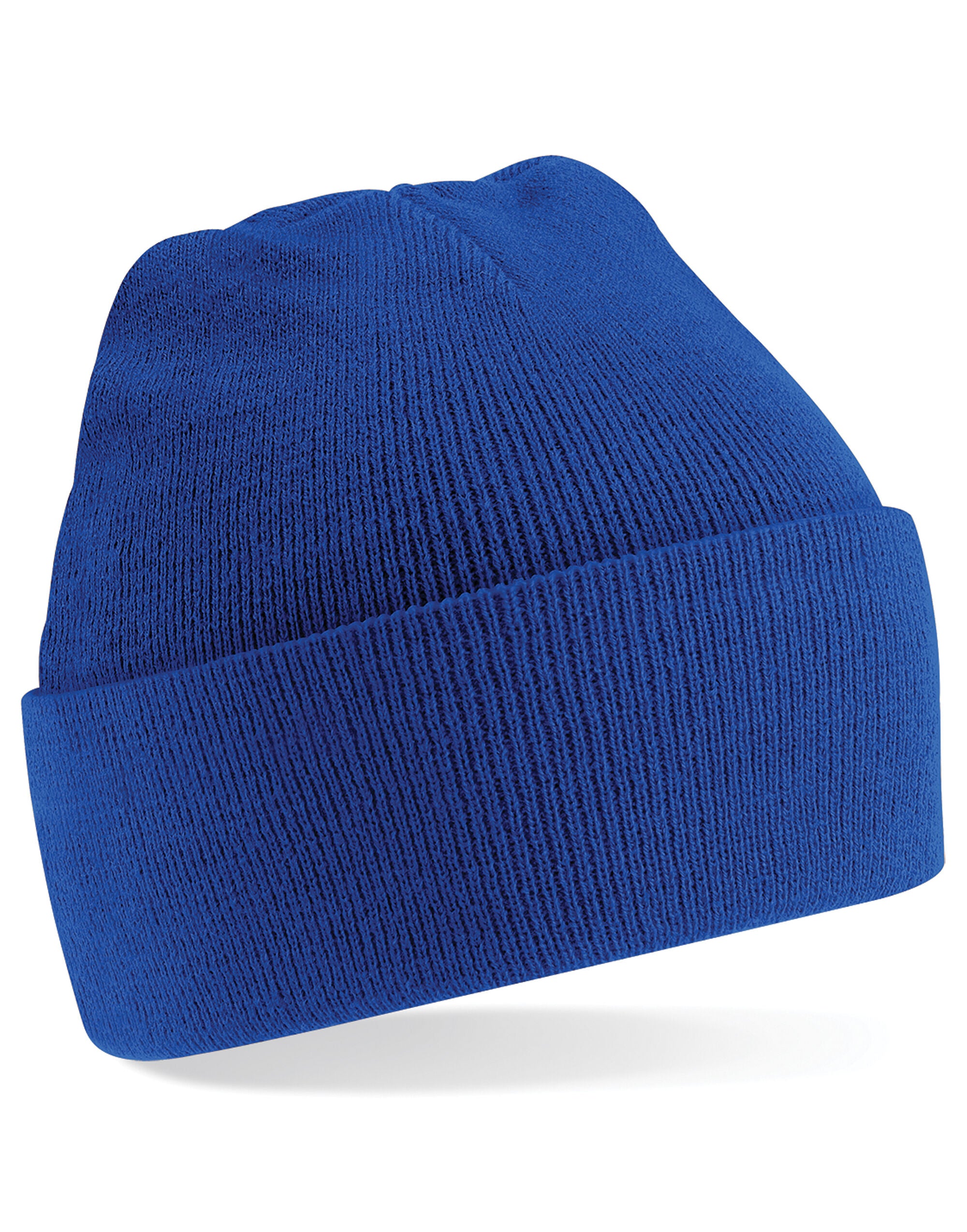 Beechfield Original Cuffed Beanie - B45 - Bright Royal O S - Customisable Beanies