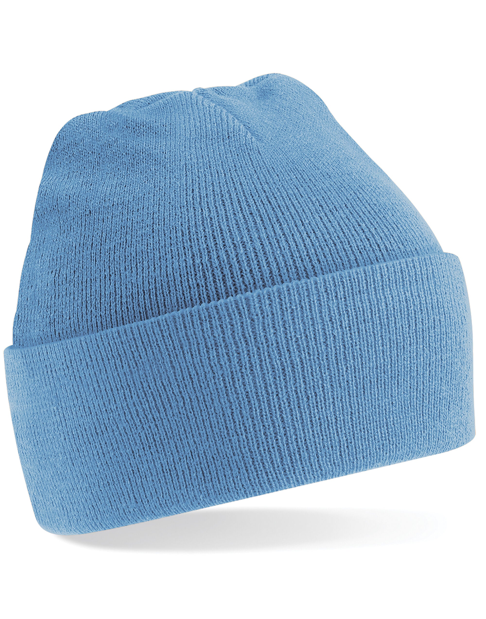 Beechfield Original Cuffed Beanie - B45 - Sky Blue O S - Customisable Beanies