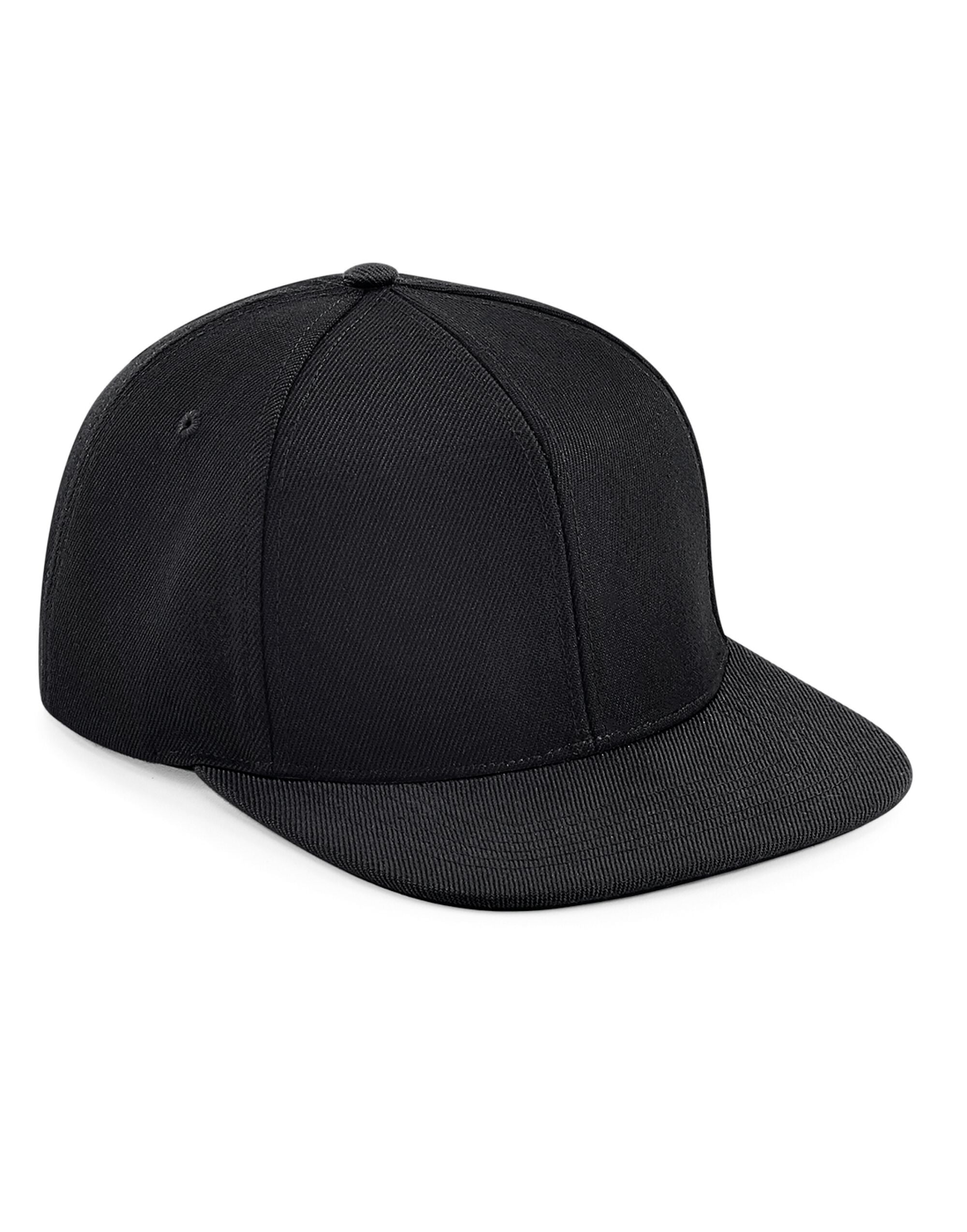 Beechfield Original FlatPeak 6Panel SBak B661 - Black Black O S - Customisable Caps