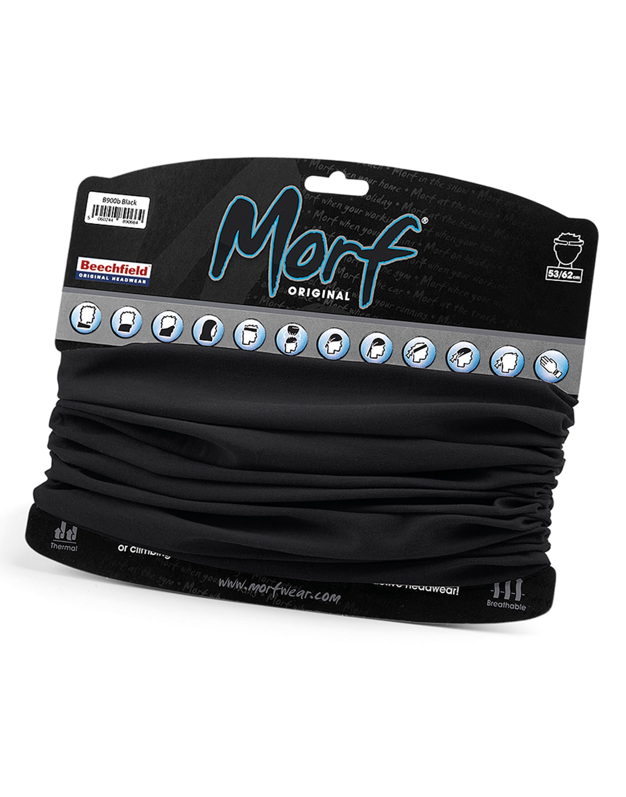 Beechfield Junior Morf® Original B900B - Black O S - Customisable Snoods