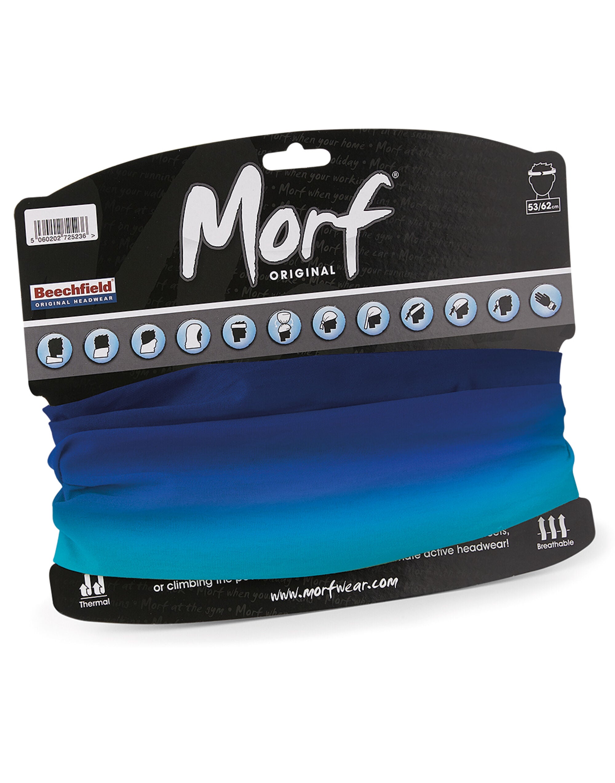 Beechfield Morf® Ombré B905 - Caribbean Blues O S - Customisable Scarves
