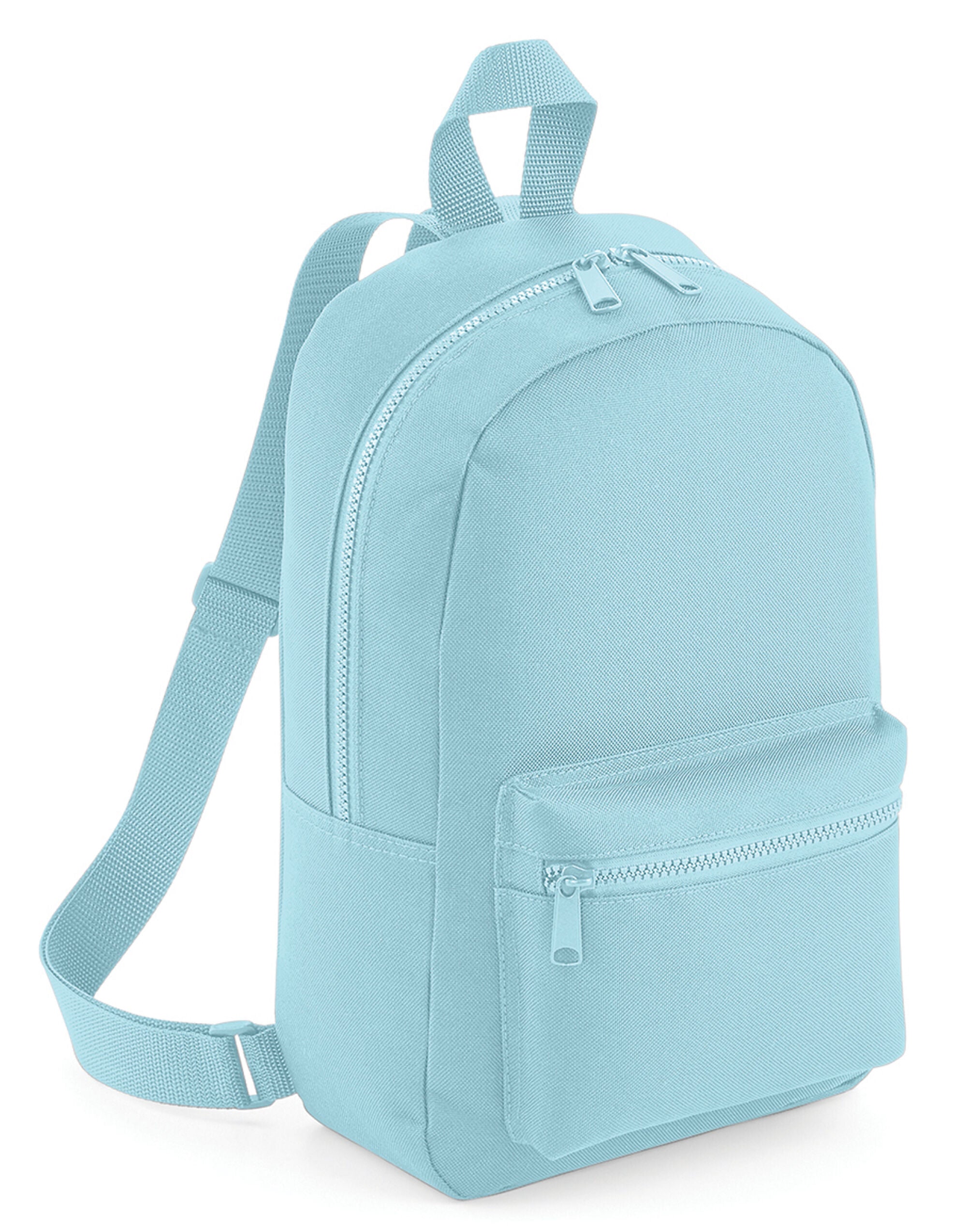 Bagbase Mini Essential Fashion Backpack BG153 - Powder Blue O S - Customisable Bags