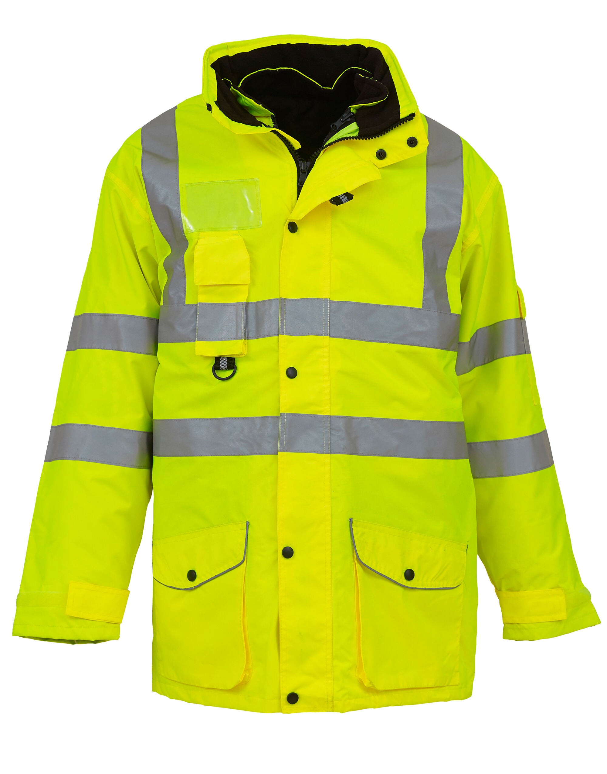 Yoko HV Multi Function 7 In 1 Jacket hvp711 - Hi Vis Yellow - Customisable Jacket