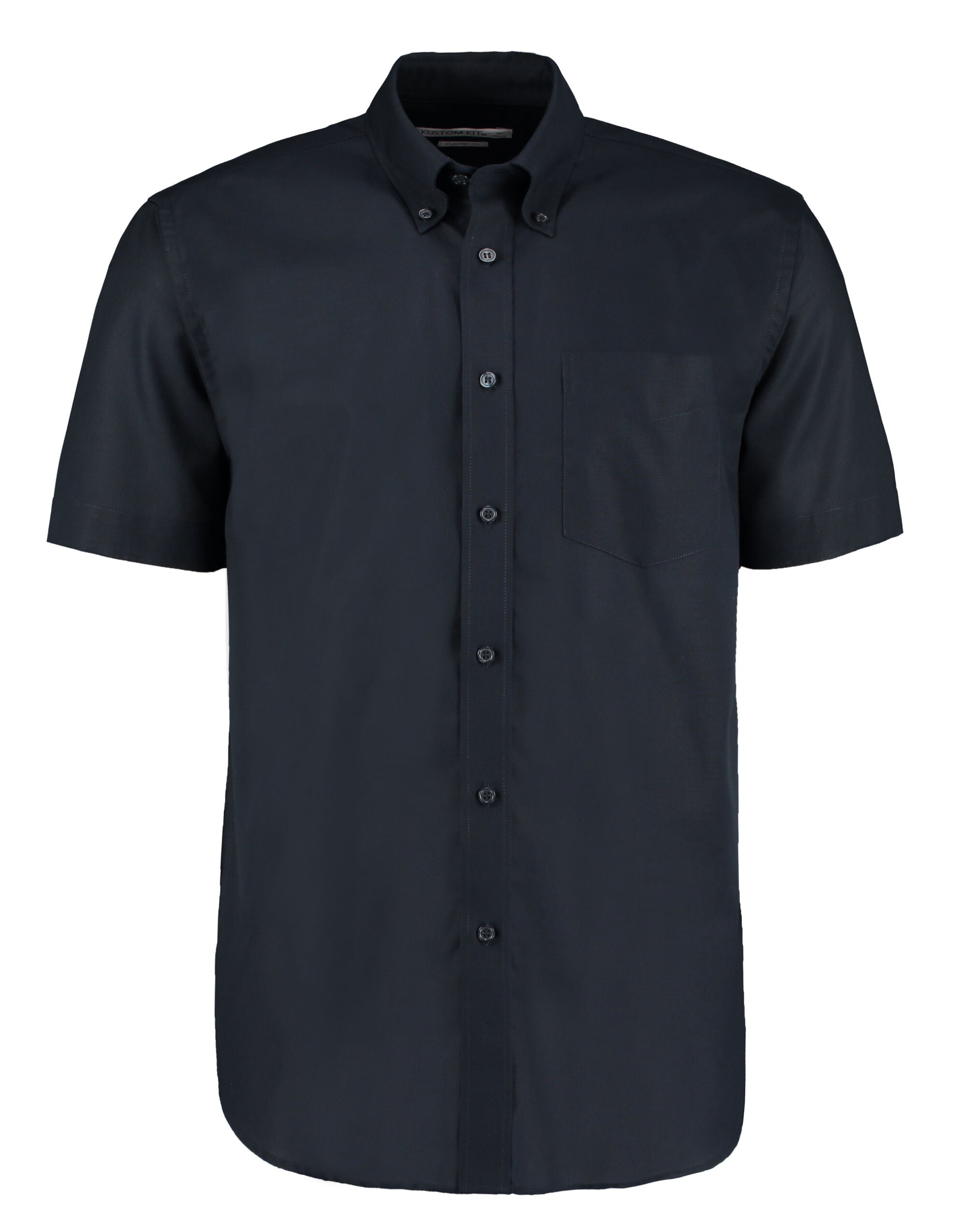 Kustom Kit Classic Fit Short Sleeve Oxford Shirt KK350 - French Navy - Customisable Corporate Wear