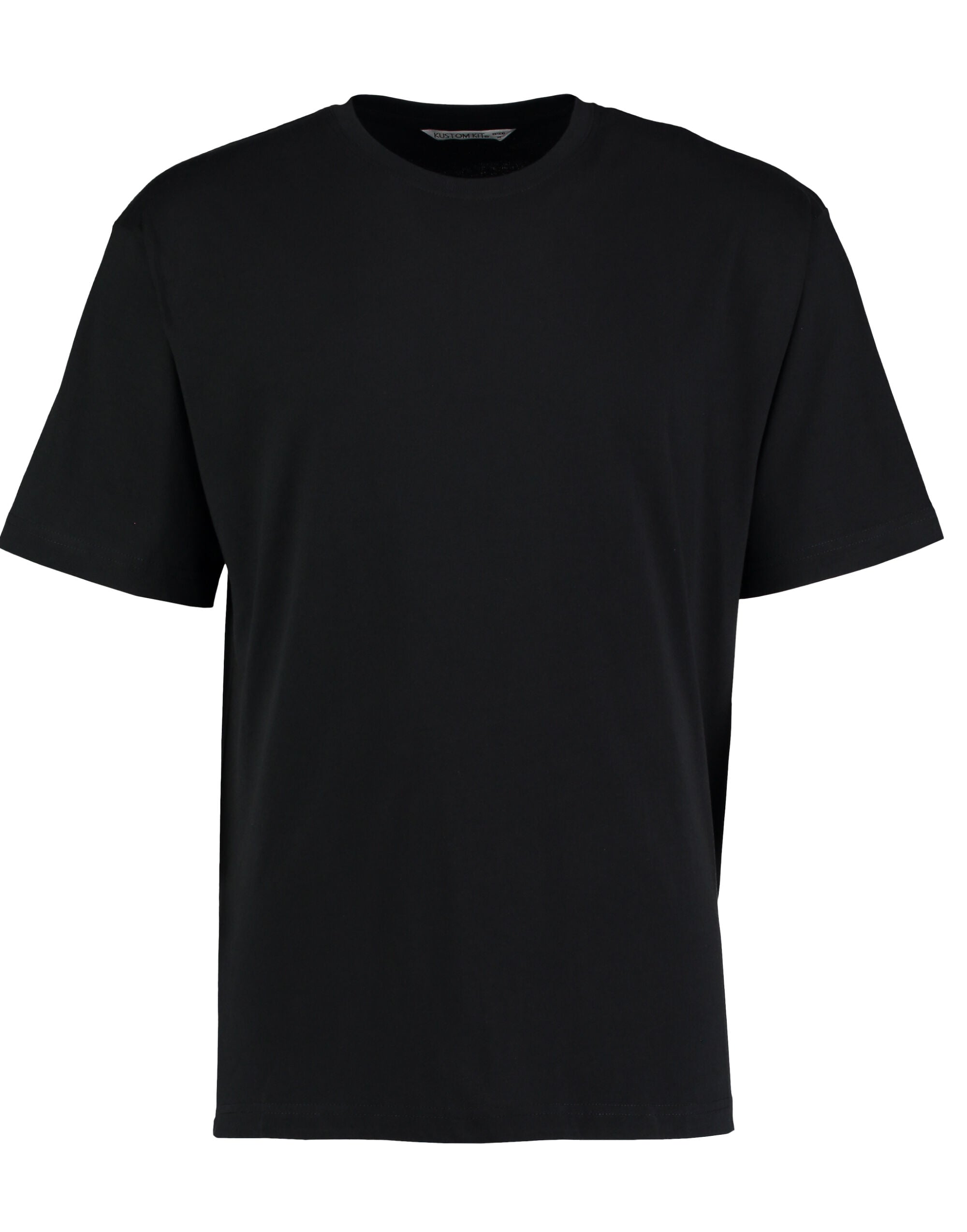 Kustom Kit Mens Classic Fit Hunky Tee KK500 - Black - Customisable T-Shirt