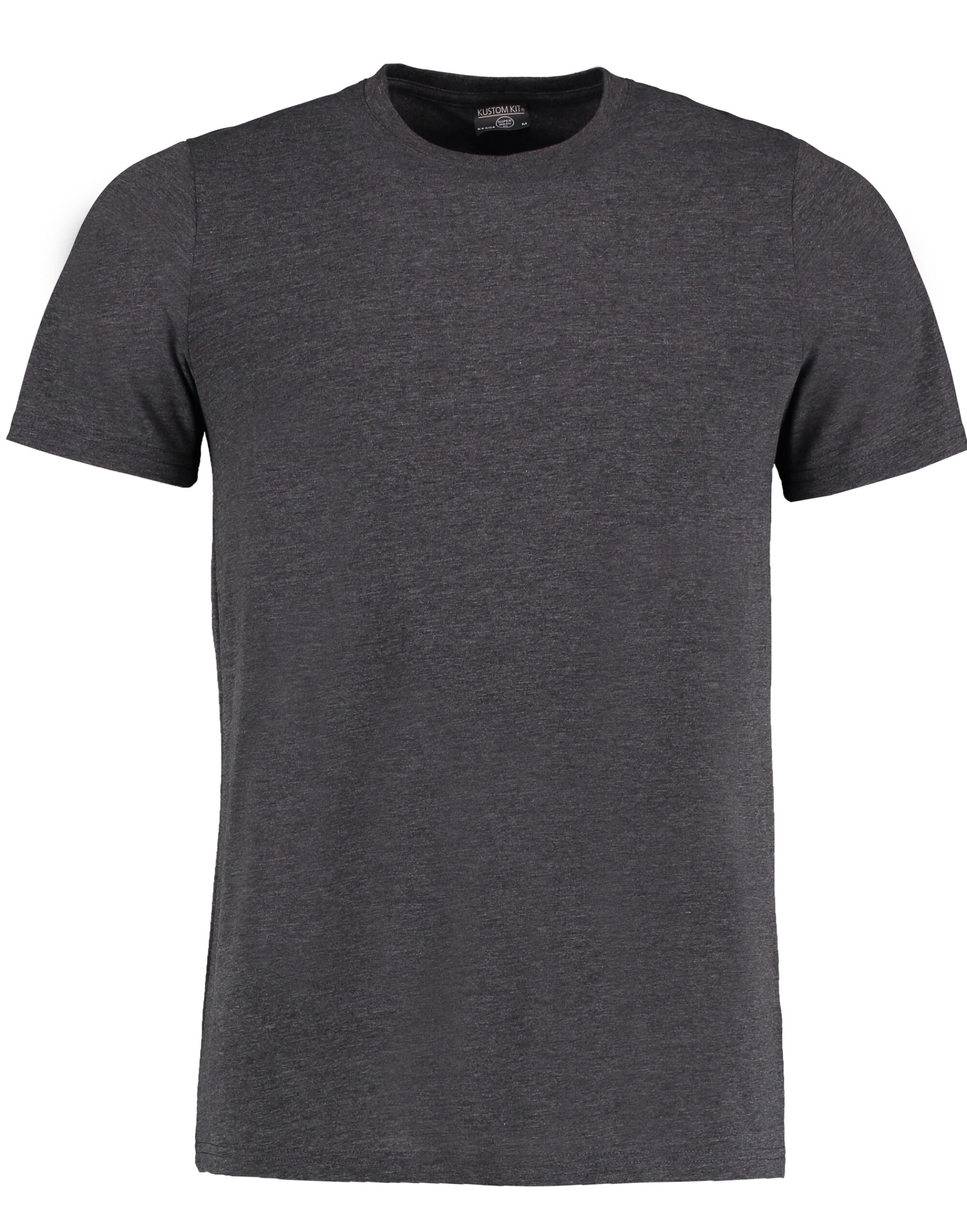Kustom Kit Mens Fashion Superwash Tee KK504 - Dark Grey Marl - Customisable T-Shirt
