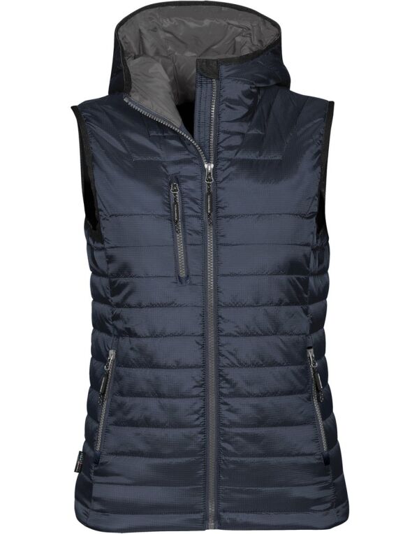 Stormtech Lady Gravity ThermalBodywarmer PFV-2W - Navy Charcoal - Customisable Bodywarmers