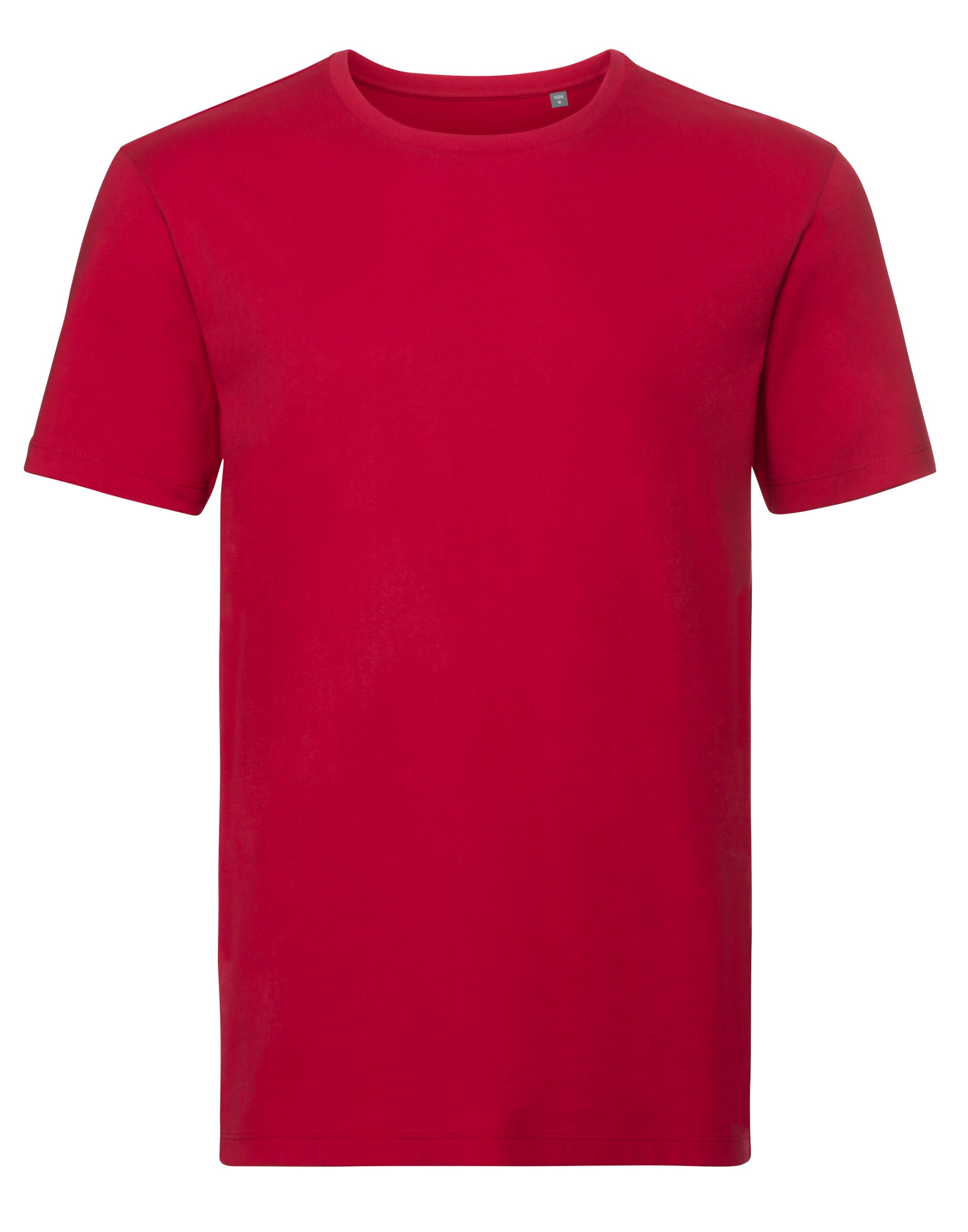 Russell Short Sleeve Collection Russell Short Sleeve Mens Pure Organic T R108M - Classic Red - Customisable T-Shirt