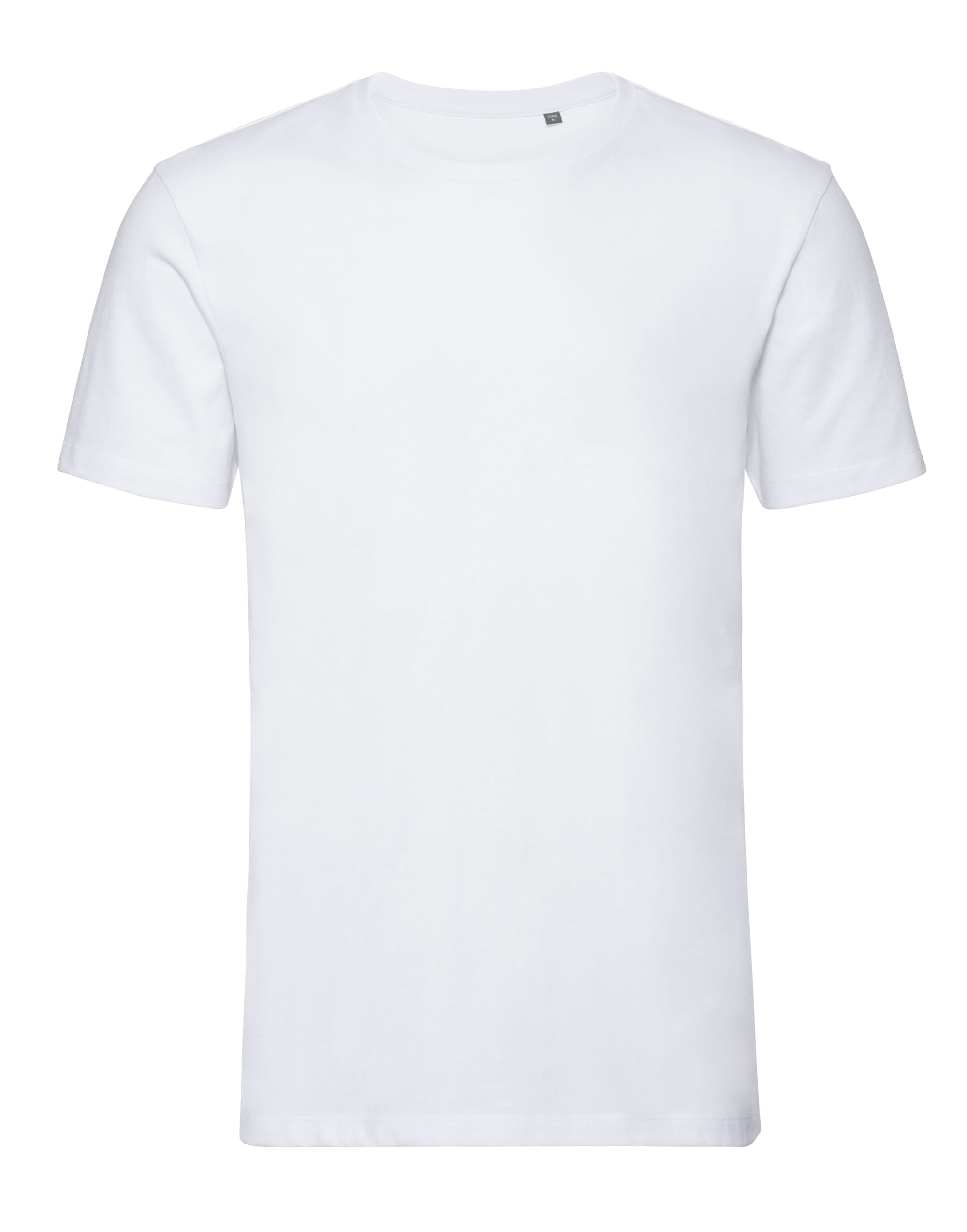 Russell Short Sleeve Collection Russell Short Sleeve Mens Pure Organic T R108M - White - Customisable T-Shirt
