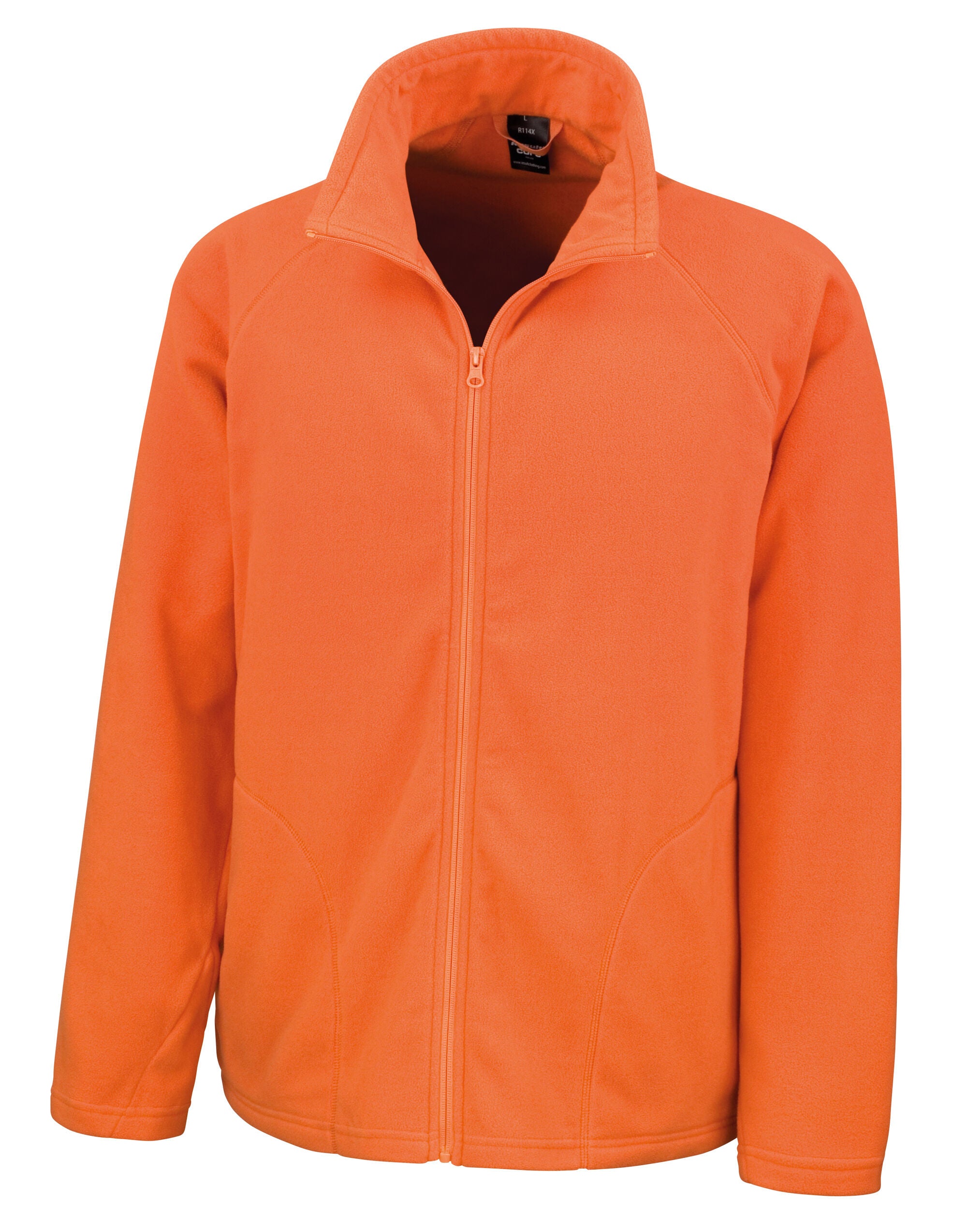 Result Core Mens Microfleece Jacket R114X - Orange - Customisable Jacket