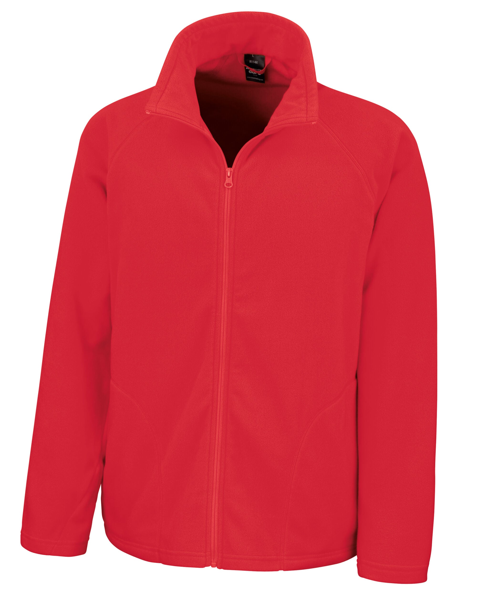 Result Core Mens Microfleece Jacket R114X - Red - Customisable Jacket