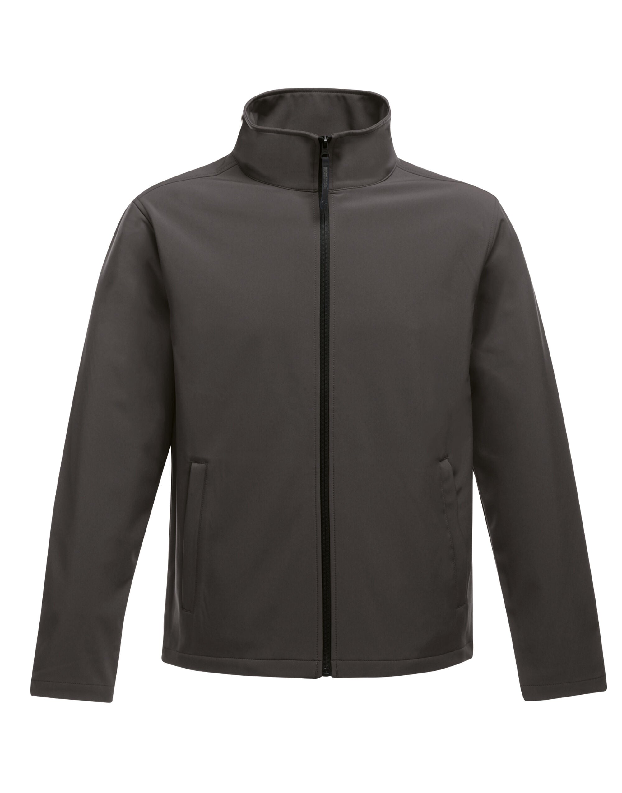 12 x Regatta Ablaze Softshell Jackets + Free Logo - TRA628 - Seal Grey Black - Customisable Bundle
