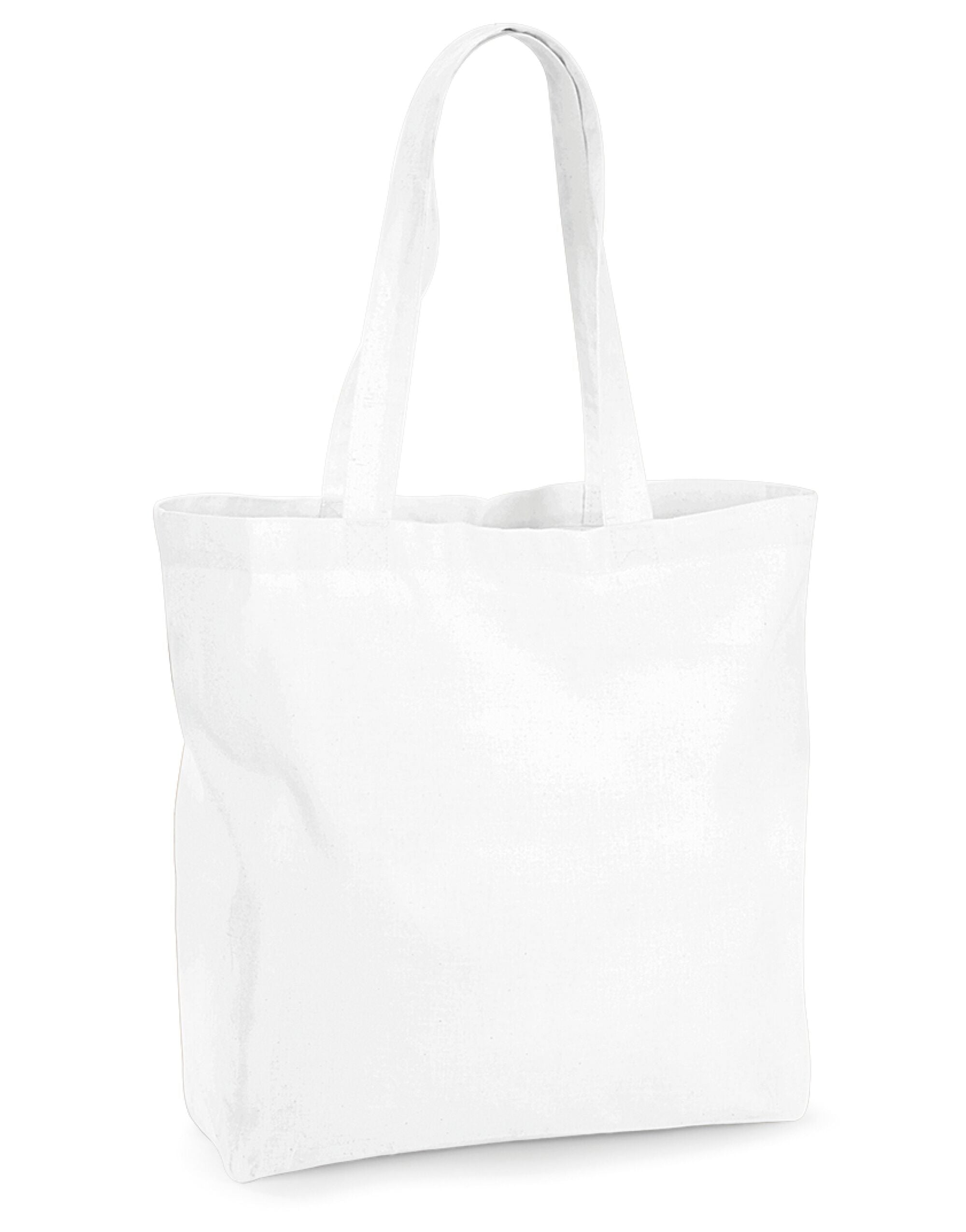 Westford Mill Organic Premium Maxi Tote w265 - White O S - Customisable Bags