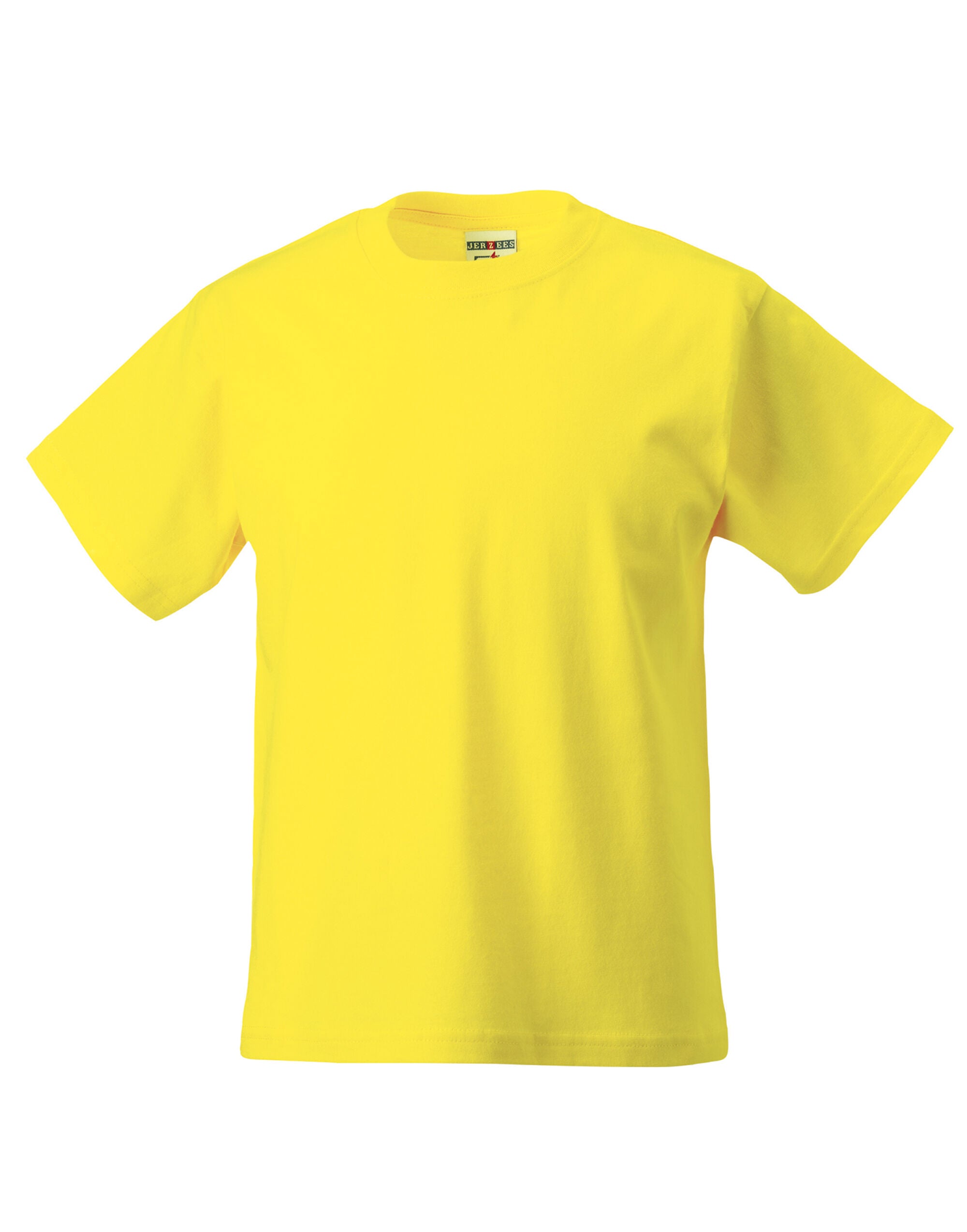 Russell Short Sleeve Kids Authentic Classic T-Shirt ZT180B - Yellow - Customisable T-Shirt