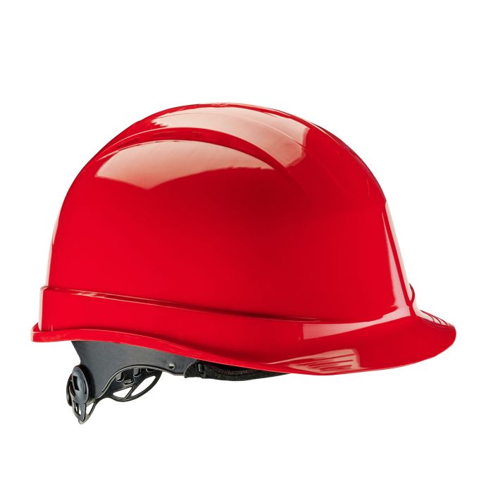 Supertouch - Industrial Safety Helmet with Wheel Ratchet - HBG2 - Red One size - Customisable Head Protection