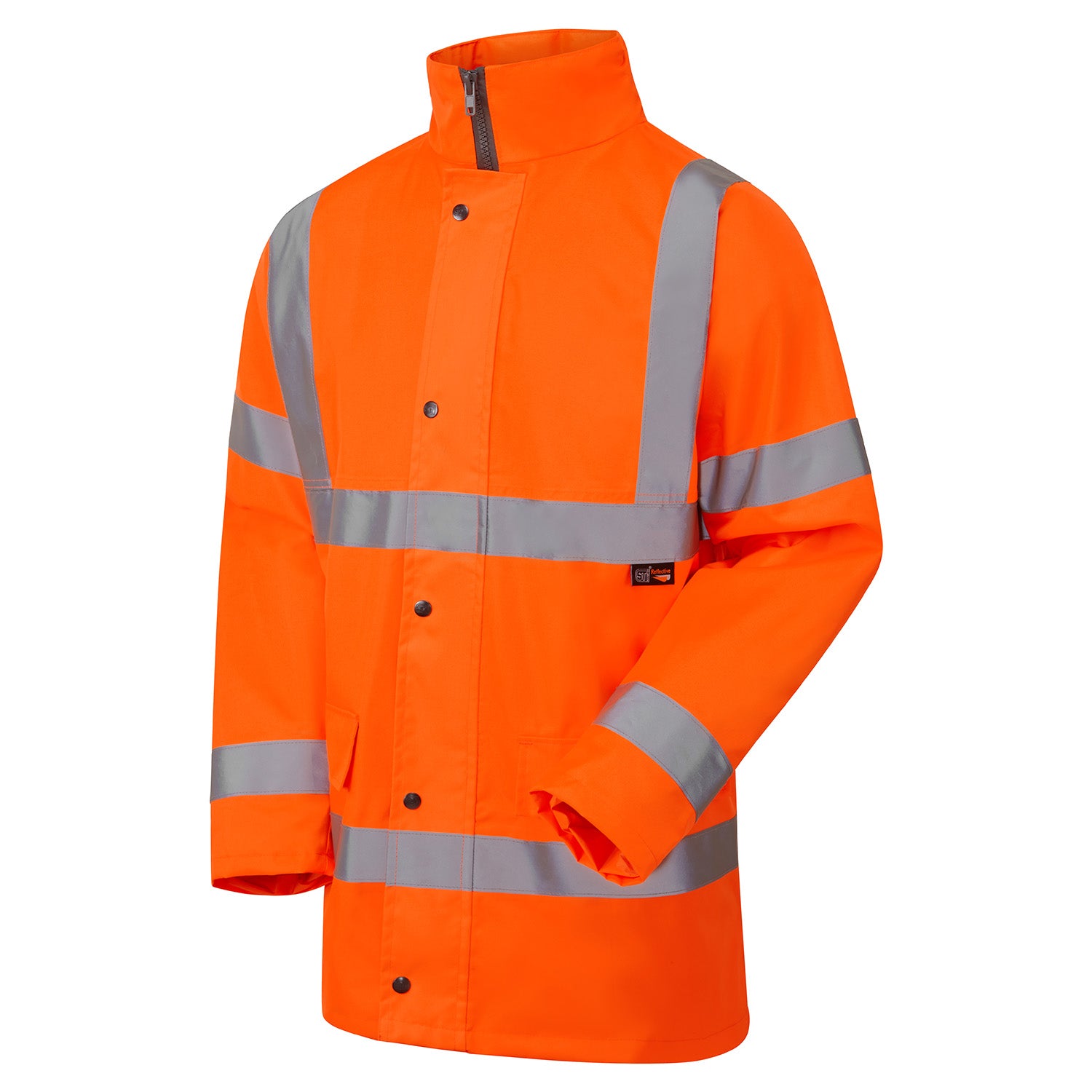 Fleece Lined Parka - H538 - Orange - Customisable Jacket
