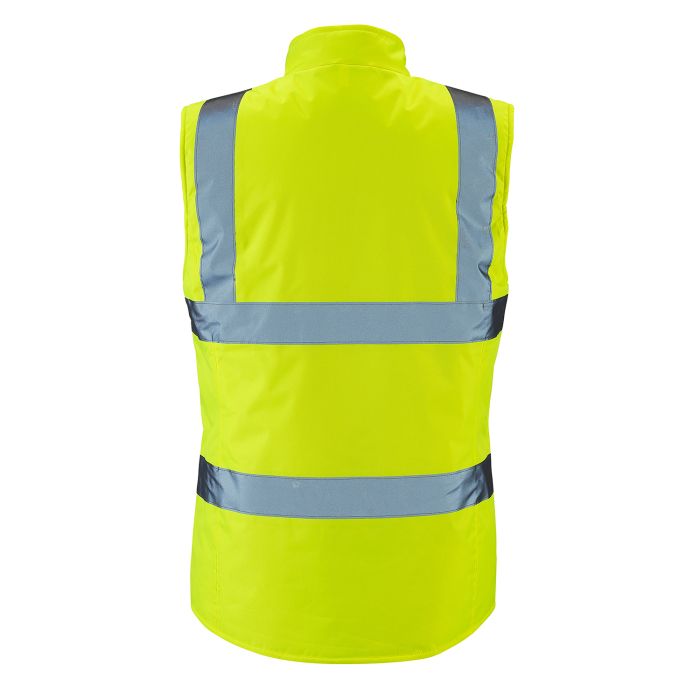 Ladies Hi Vis Yellow Anjali Body Warmer - HV304 - - Customisable Jacket