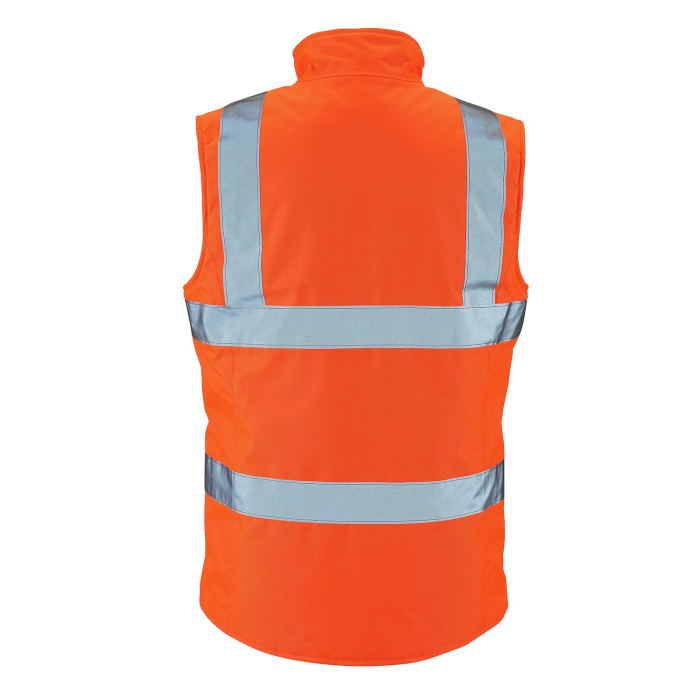 Ladies Hi Vis Orange Anjali Body Warmer - HV305 - - Customisable Jacket