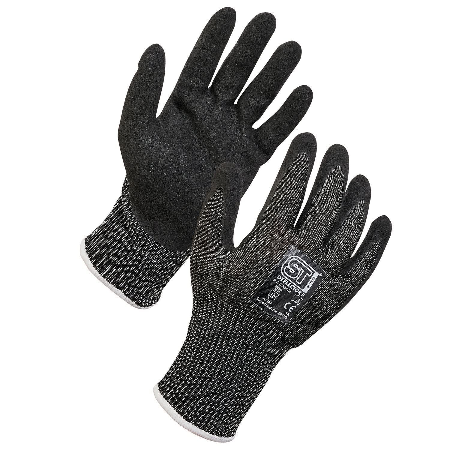 Supertouch Deflector F Cut Resistant Gloves - G767 - Black - Customisable General Handling