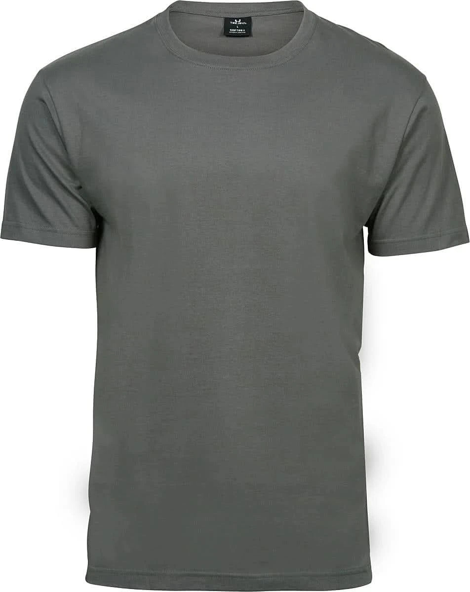 Mens Sof Tee T Shirt TJ8000 - Powder Grey - Customisable T-Shirt