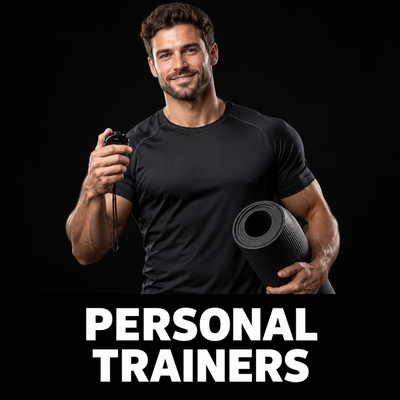 Personal Trainers workwear category – original Workwear Supermarket artwork