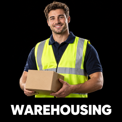 Warehousing workwear category – original Workwear Supermarket artwork
