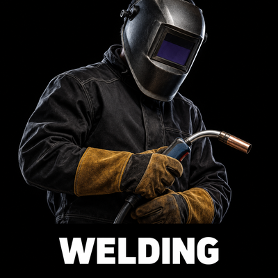 Welding workwear category – original Workwear Supermarket artwork