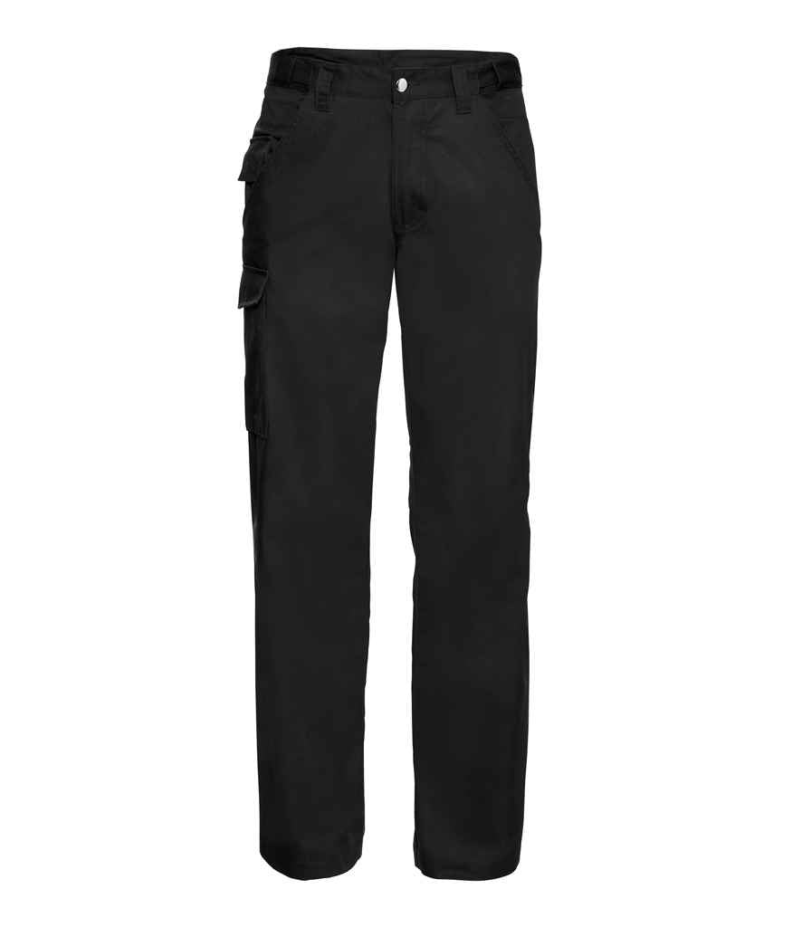 Russell Athletic Work Trousers - 001M - Black - Customisable Trousers