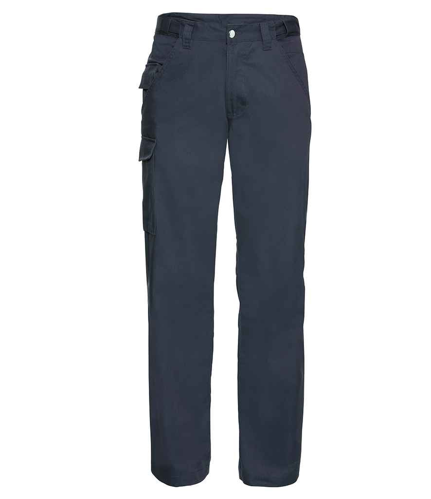 Russell Athletic Work Trousers - 001M - French Navy - Customisable Trousers