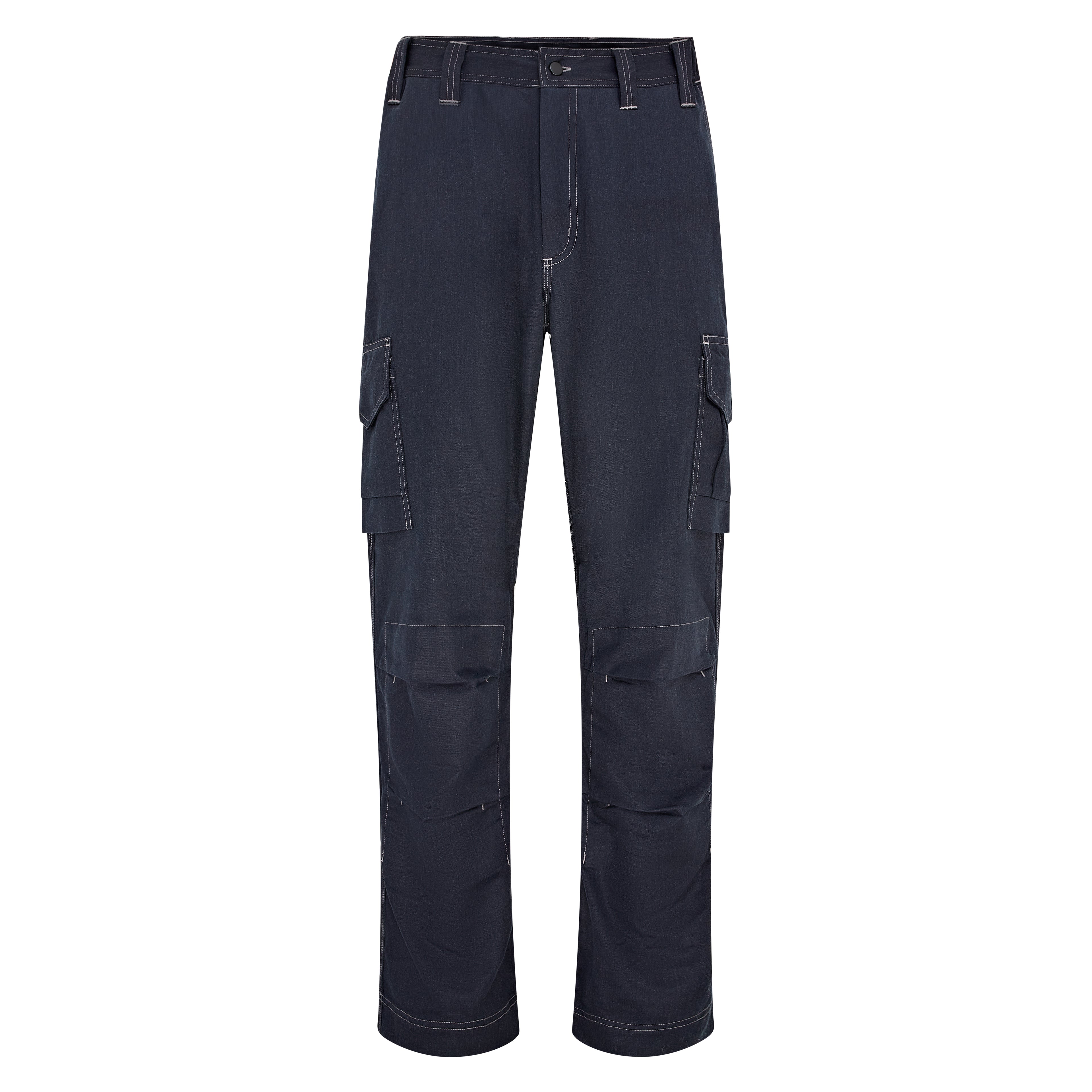 VAILOSg MAINZ FR AS EA Cargo Trousers Int Kneepad Elasticated Waist - Navy - Customisable Trousers
