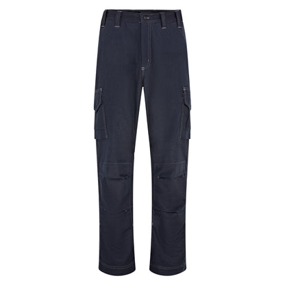 VAILOSg MAINZ FR AS EA Cargo Trousers Int Kneepad Elasticated Waist - Navy - Customisable Trousers