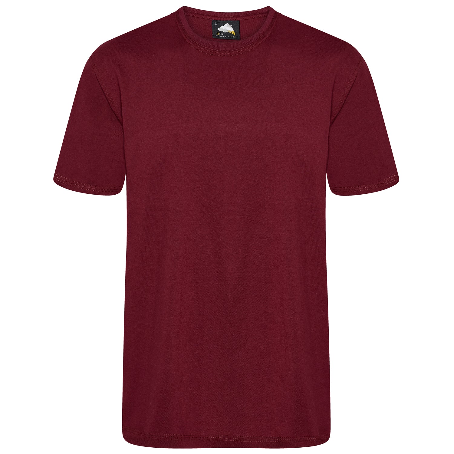Orn Plover T-Shirt - Burgundy - 1000 - Burgundy - Customisable T-Shirts &amp; Poloshirts