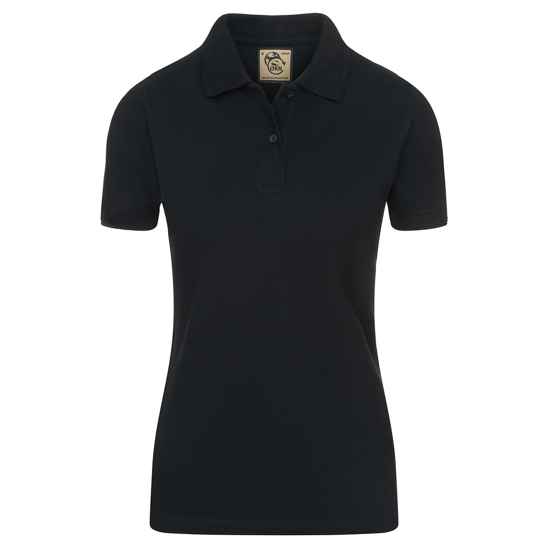 Orn Ladies Osprey EarthPro® GRS Poloshirt - Black - 1106R - Black - Customisable T-Shirts &amp; Poloshirts